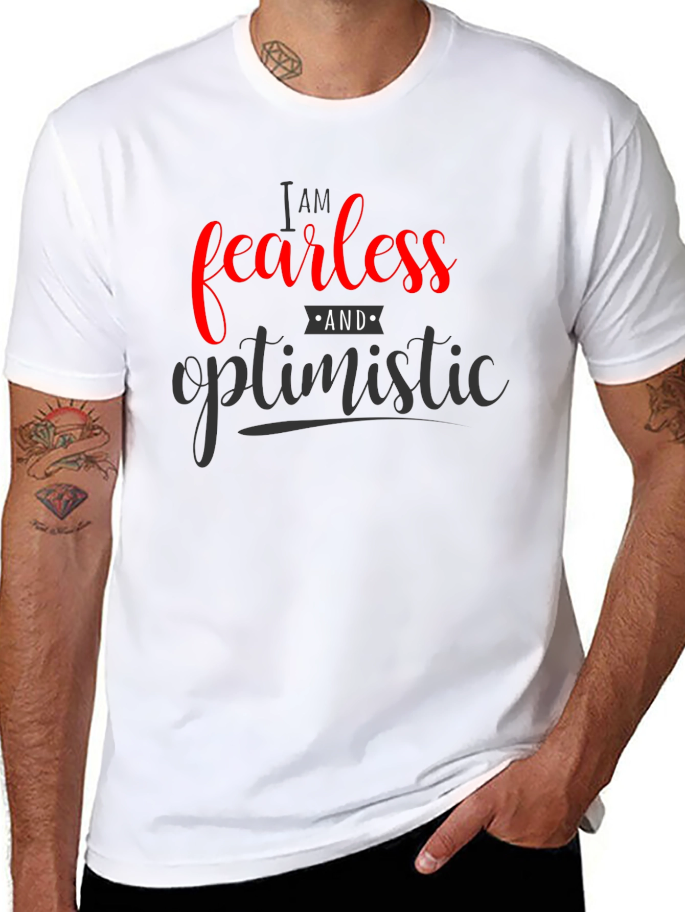 Fearless & Optimistic Graphic T-Shirt