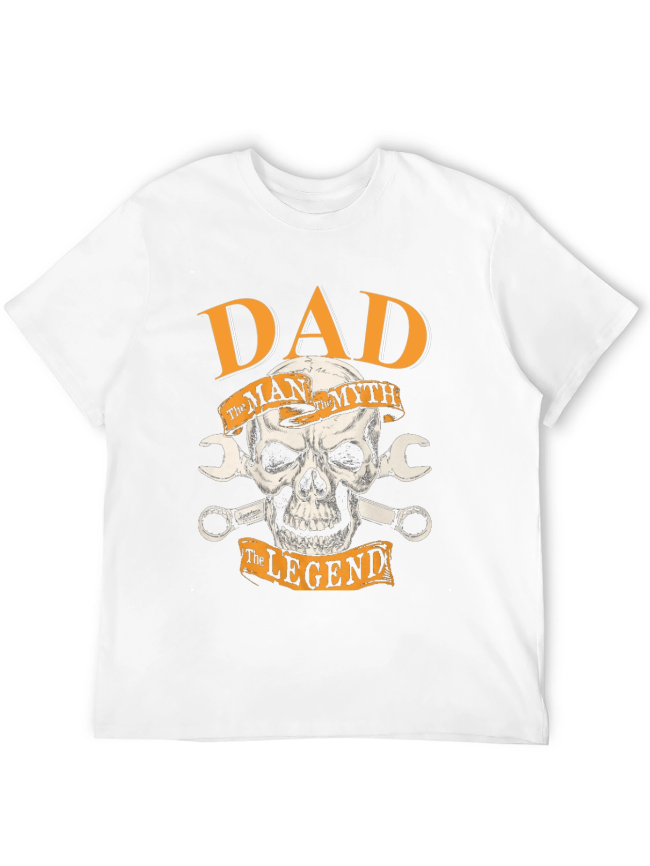 Dad The Man The Myth The Legend Black T-Shirt