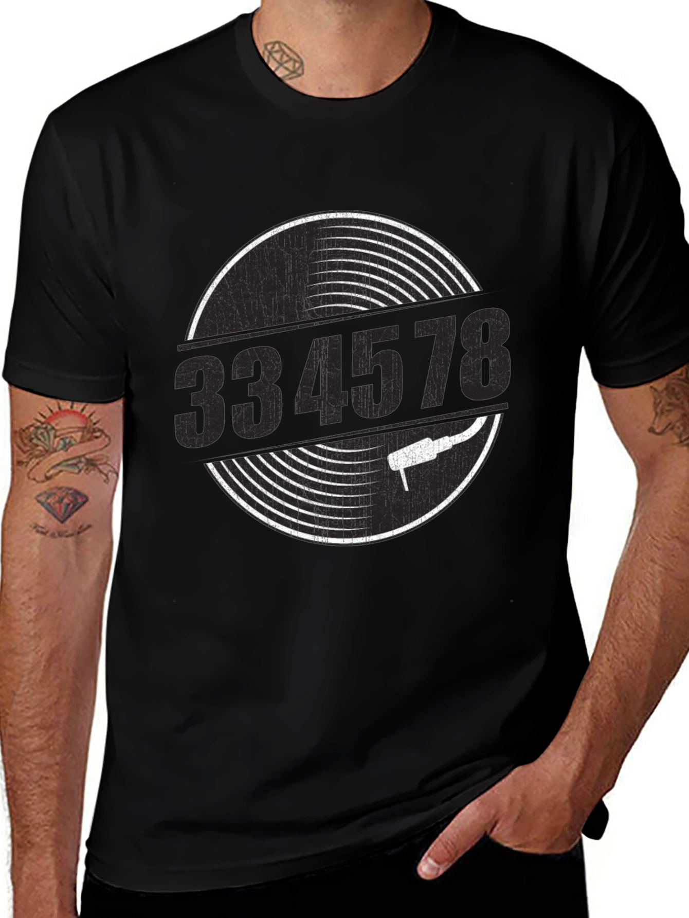 Vinyl Record DJ Music T-Shirt
