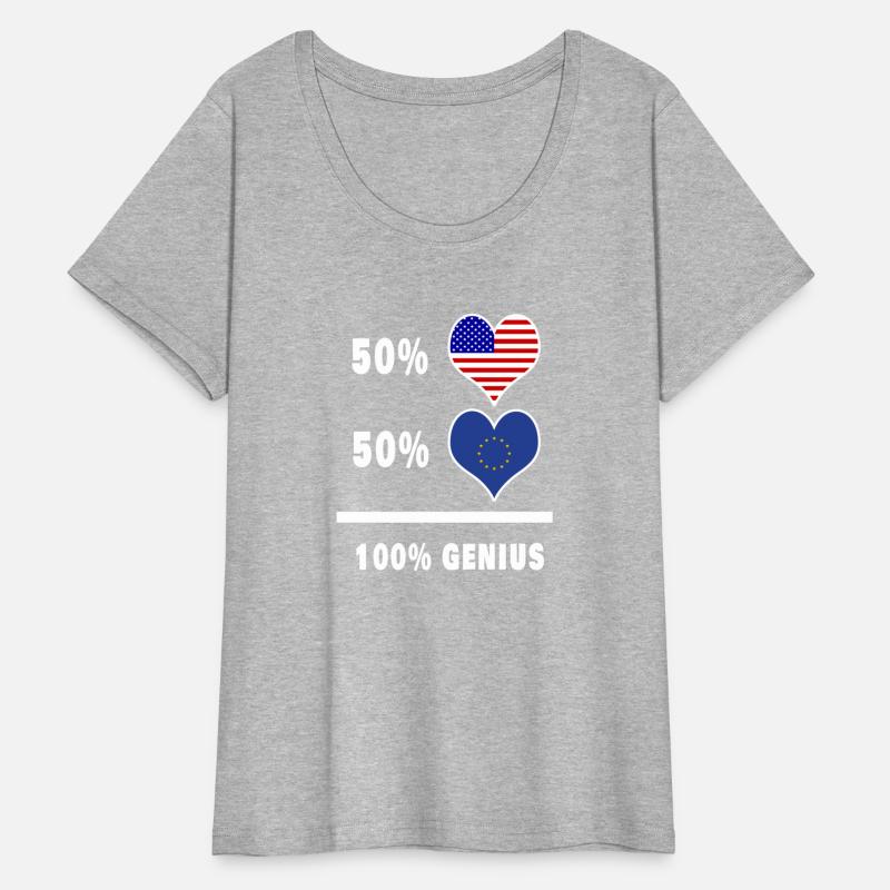 USA and Europe Genius flag design