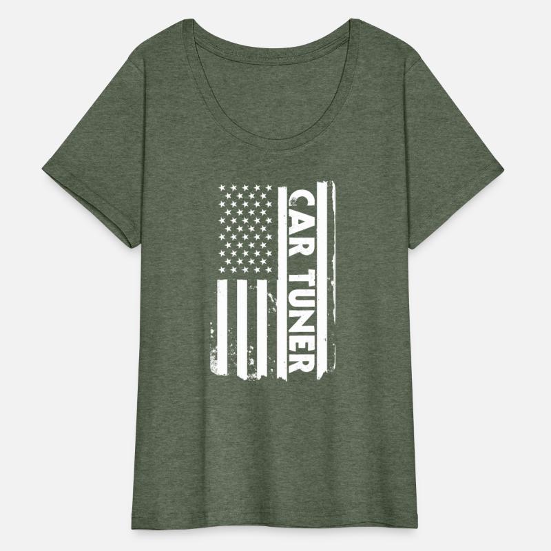 USA Flag Car Tuner America