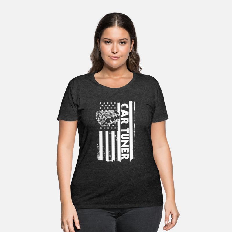 USA Flag Car Tuner Shirt