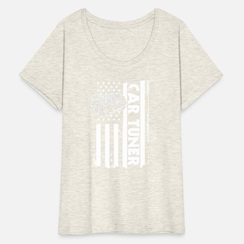 USA Flag Car Tuner Shirt