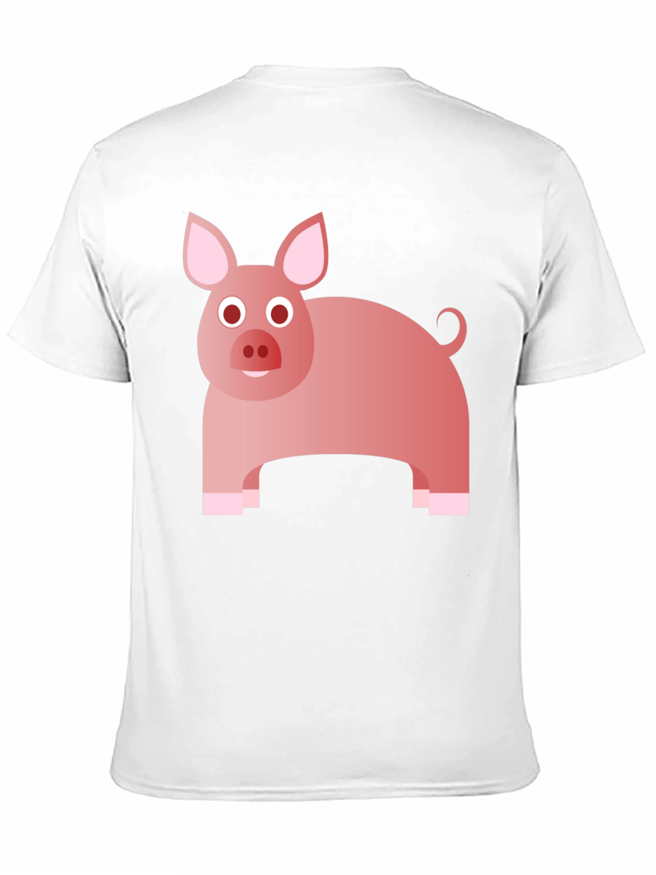 Pig Graphic Tee - Cute Animal Print T-Shirt