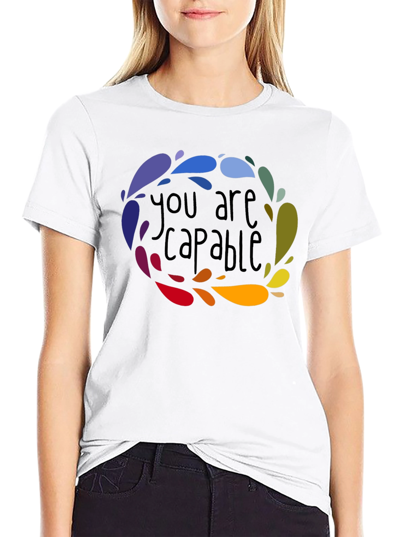 You Are Capable Graphic Tee - Motivational Shirt