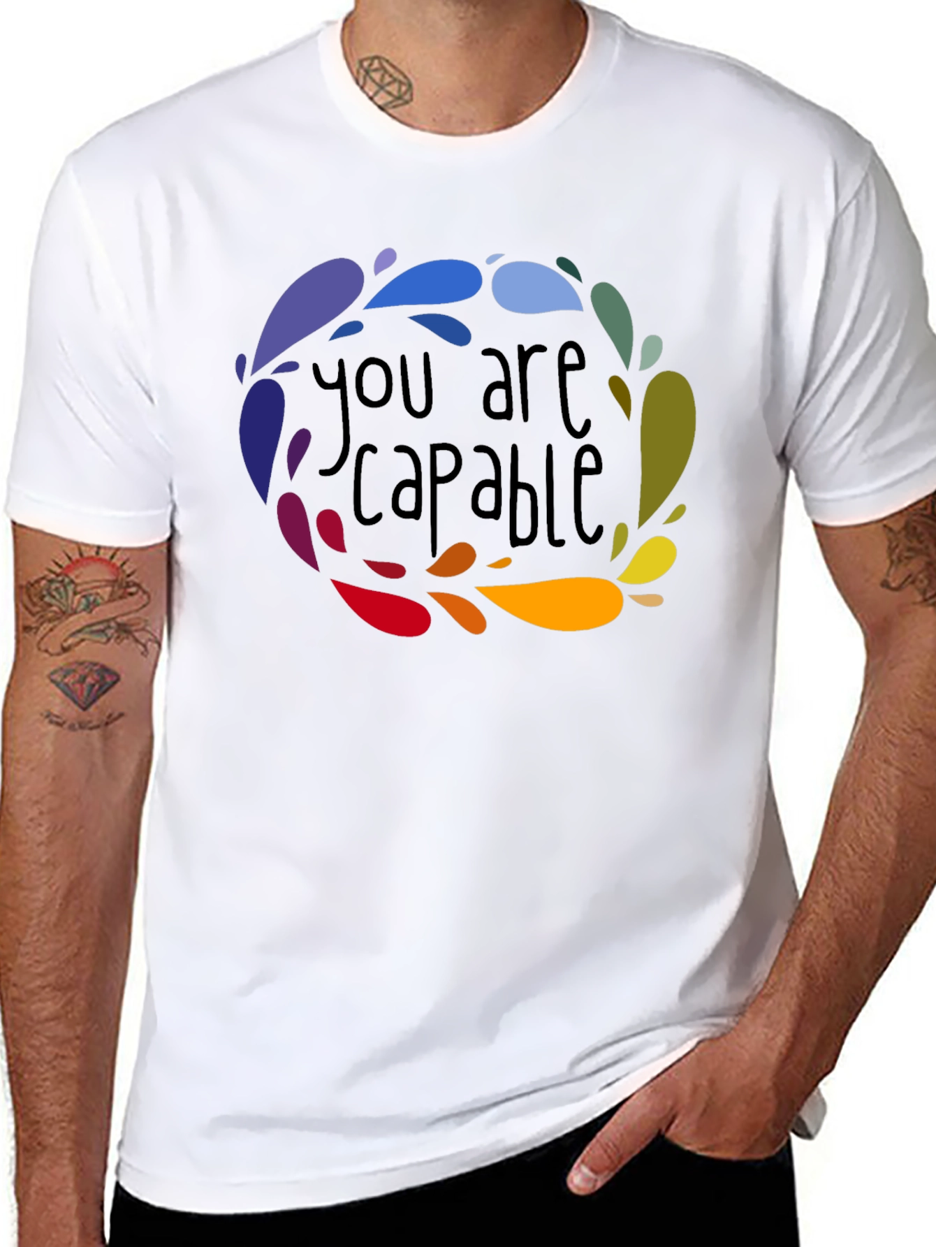 You Are Capable Graphic Tee - Motivational Shirt