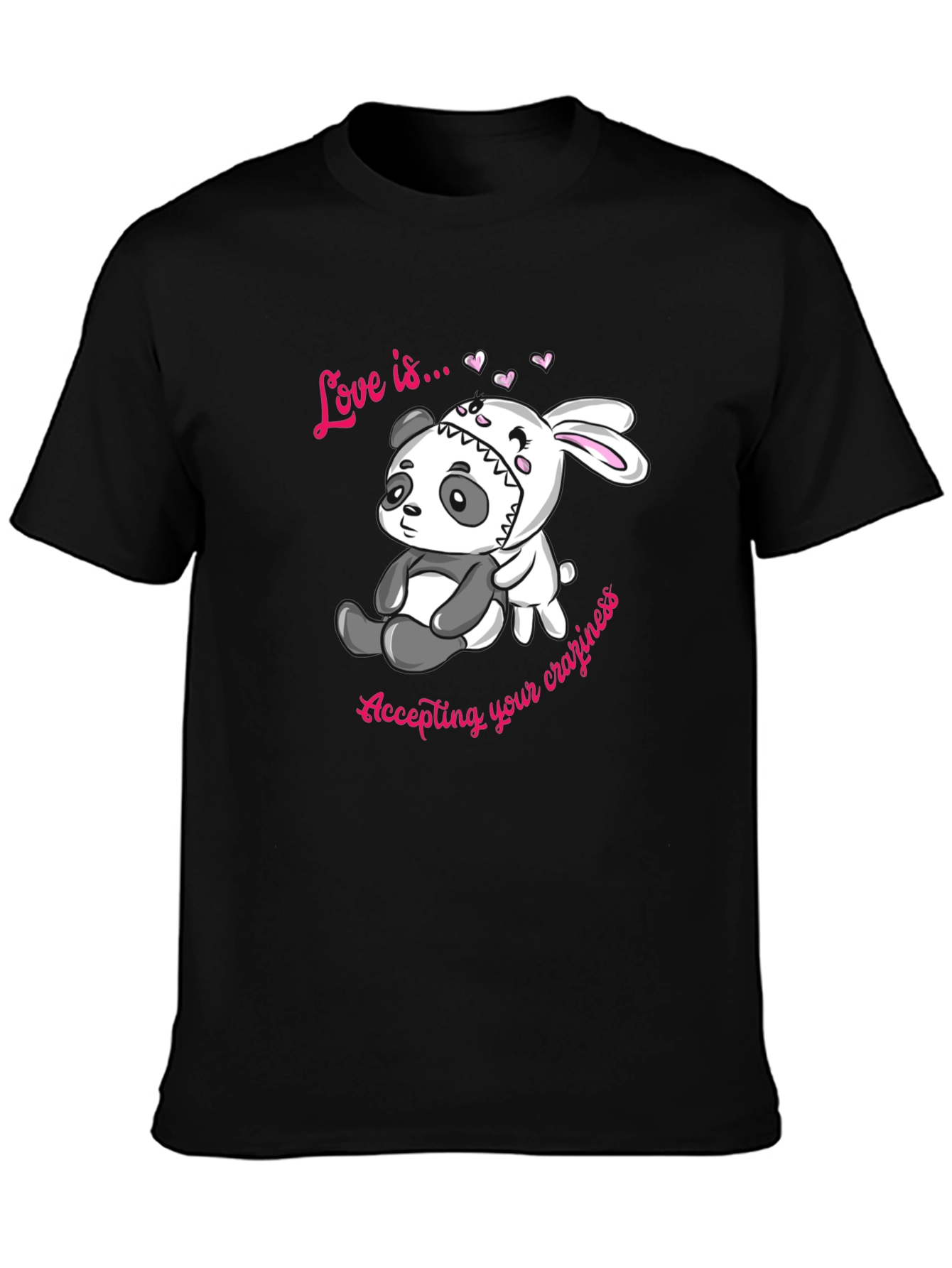Love Is... Panda and Bunny Tee