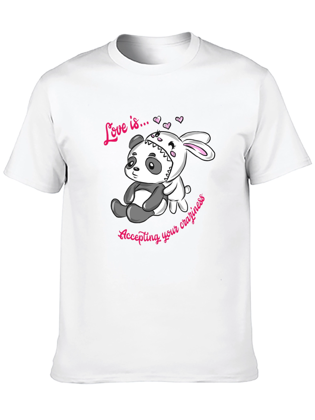 Love Is... Panda and Bunny Tee