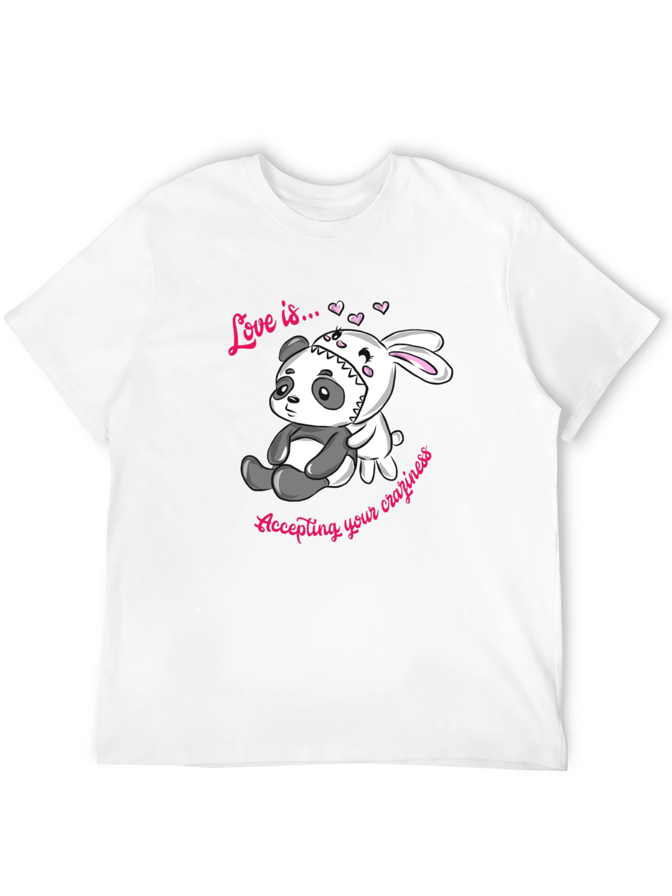 Love Is... Panda and Bunny Tee