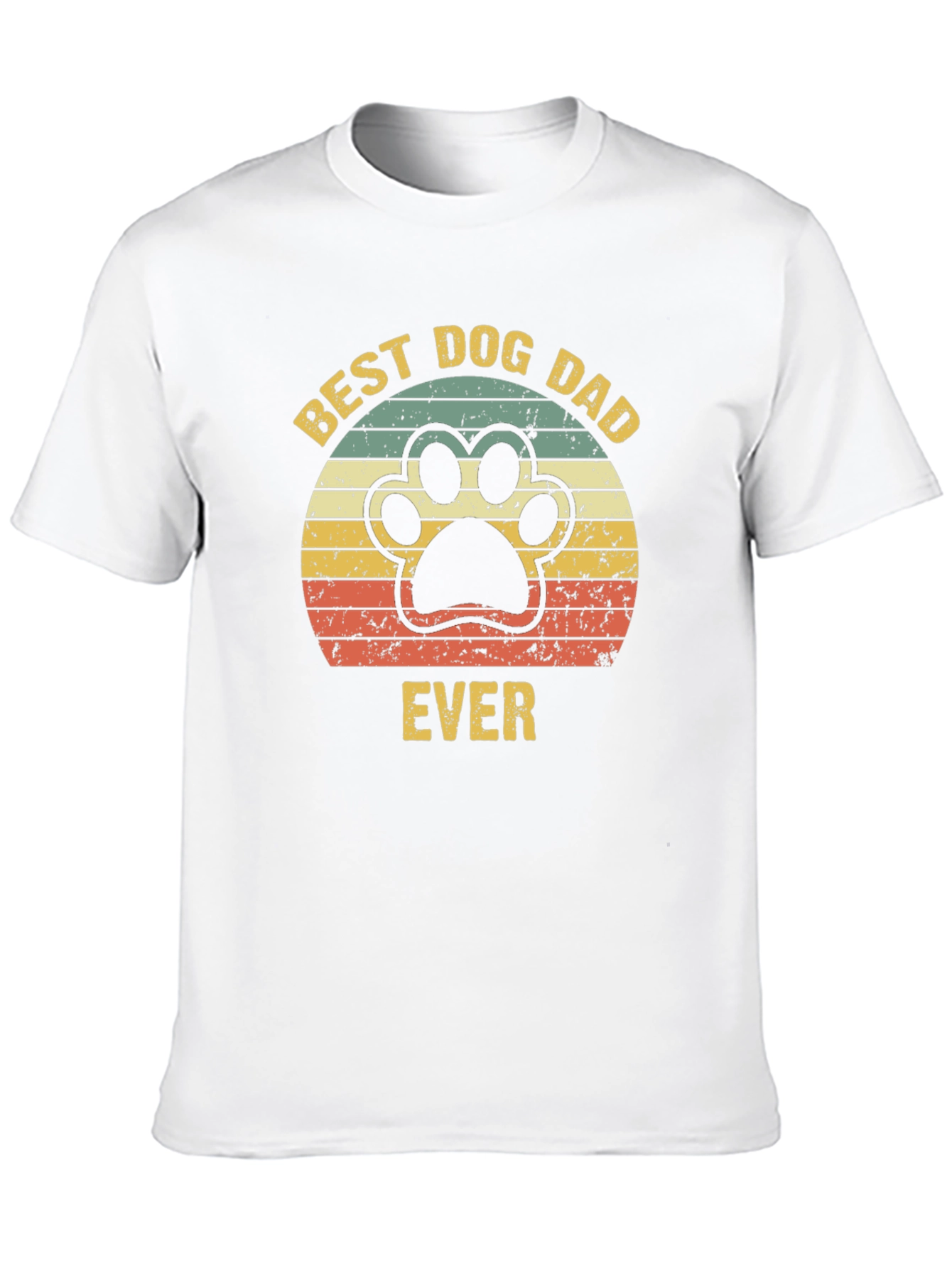 Best Dog Dad Ever T-Shirt – Retro Dog Lover Graphic Tee Gift