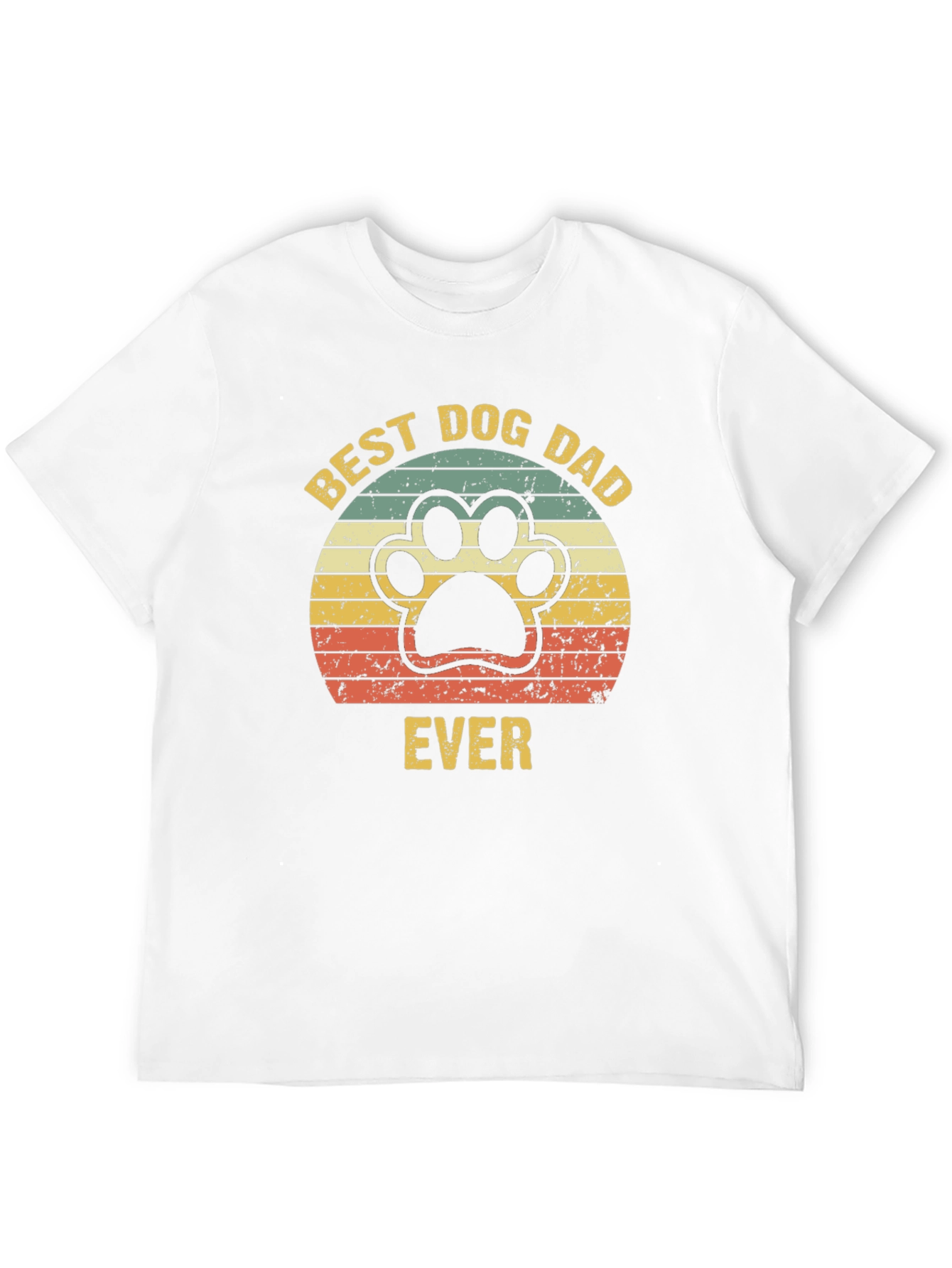 Best Dog Dad Ever T-Shirt – Retro Dog Lover Graphic Tee Gift