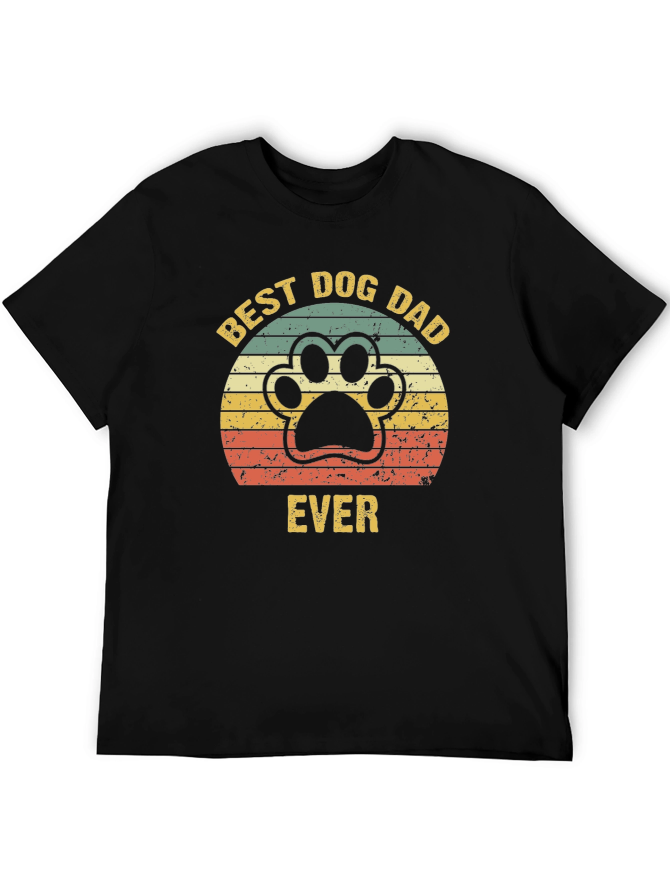 Best Dog Dad Ever T-Shirt – Retro Dog Lover Graphic Tee Gift