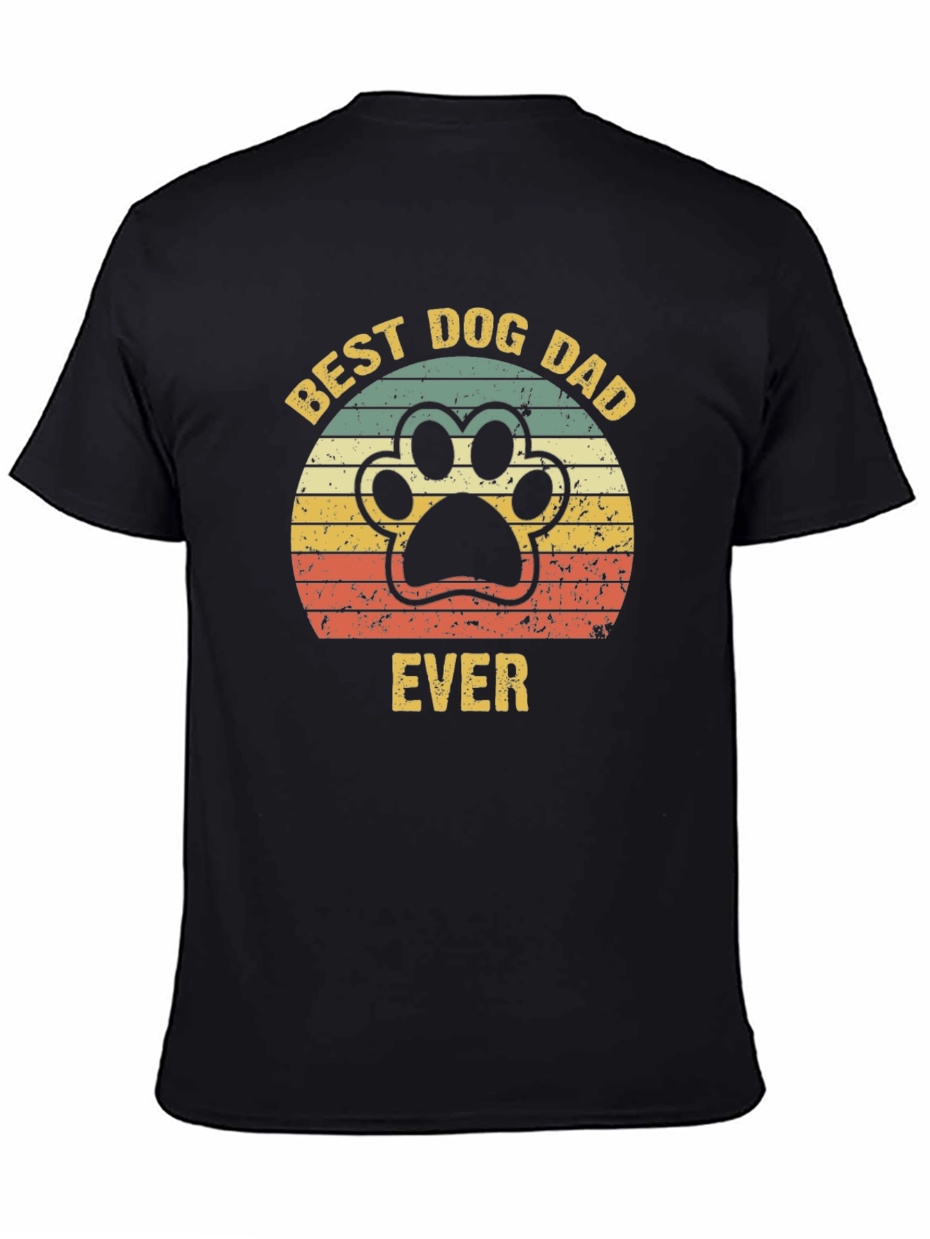 Best Dog Dad Ever T-Shirt – Retro Dog Lover Graphic Tee Gift