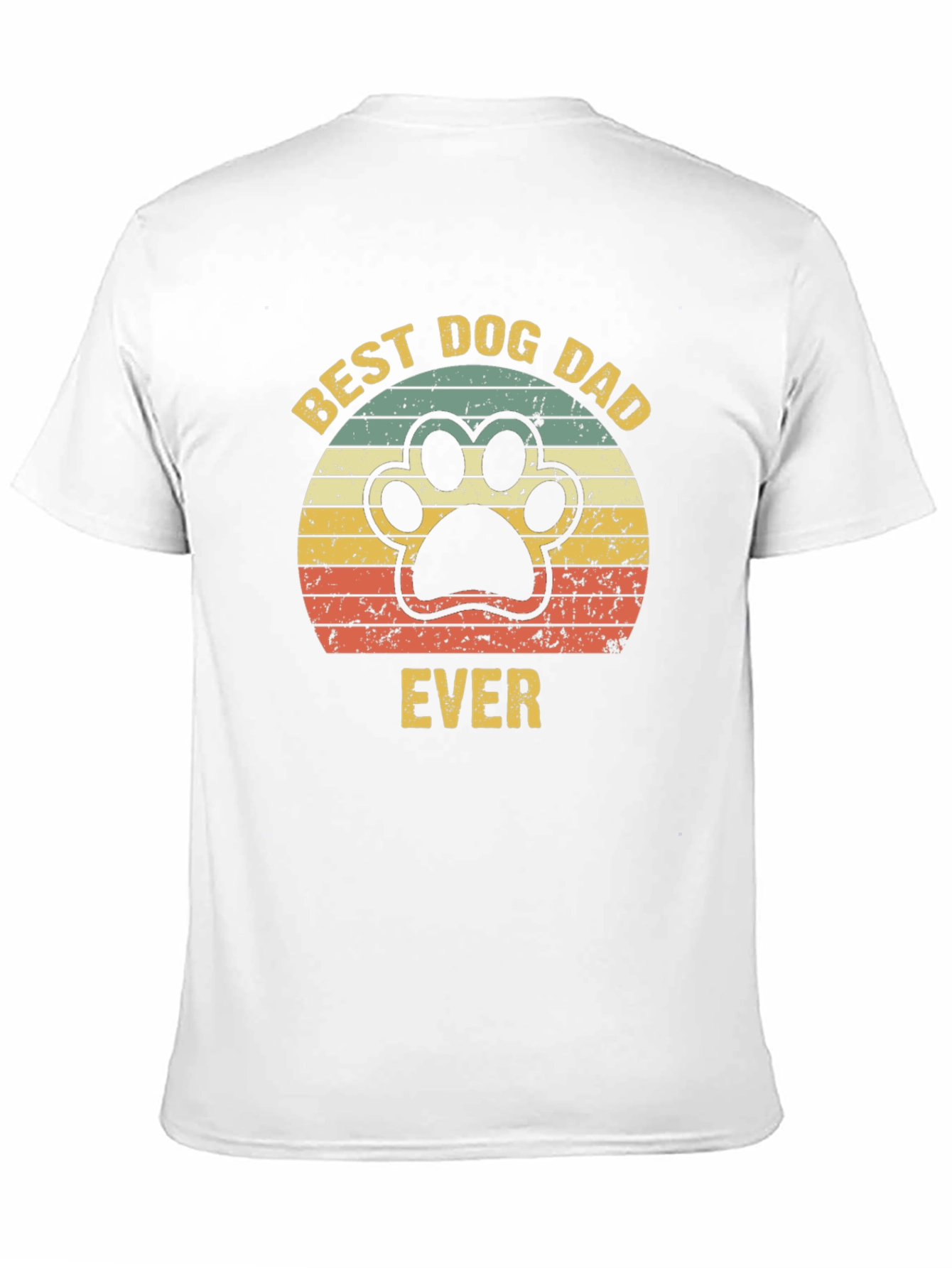 Best Dog Dad Ever T-Shirt – Retro Dog Lover Graphic Tee Gift