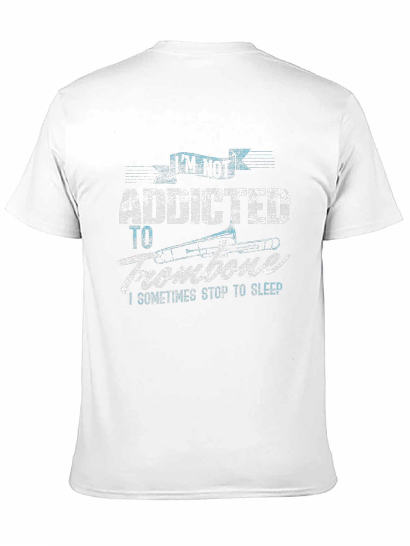 Addicted to Trombone Black Graphic Tee