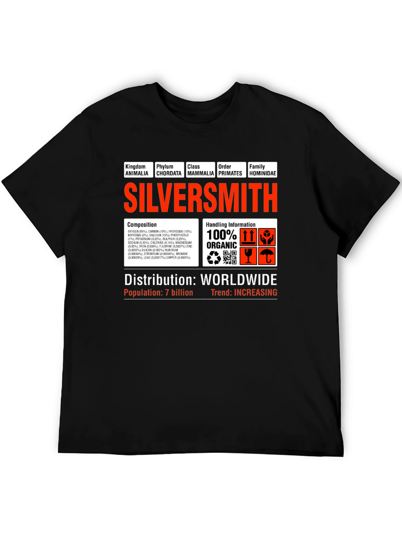Silversmith: Taxonomical T-Shirt