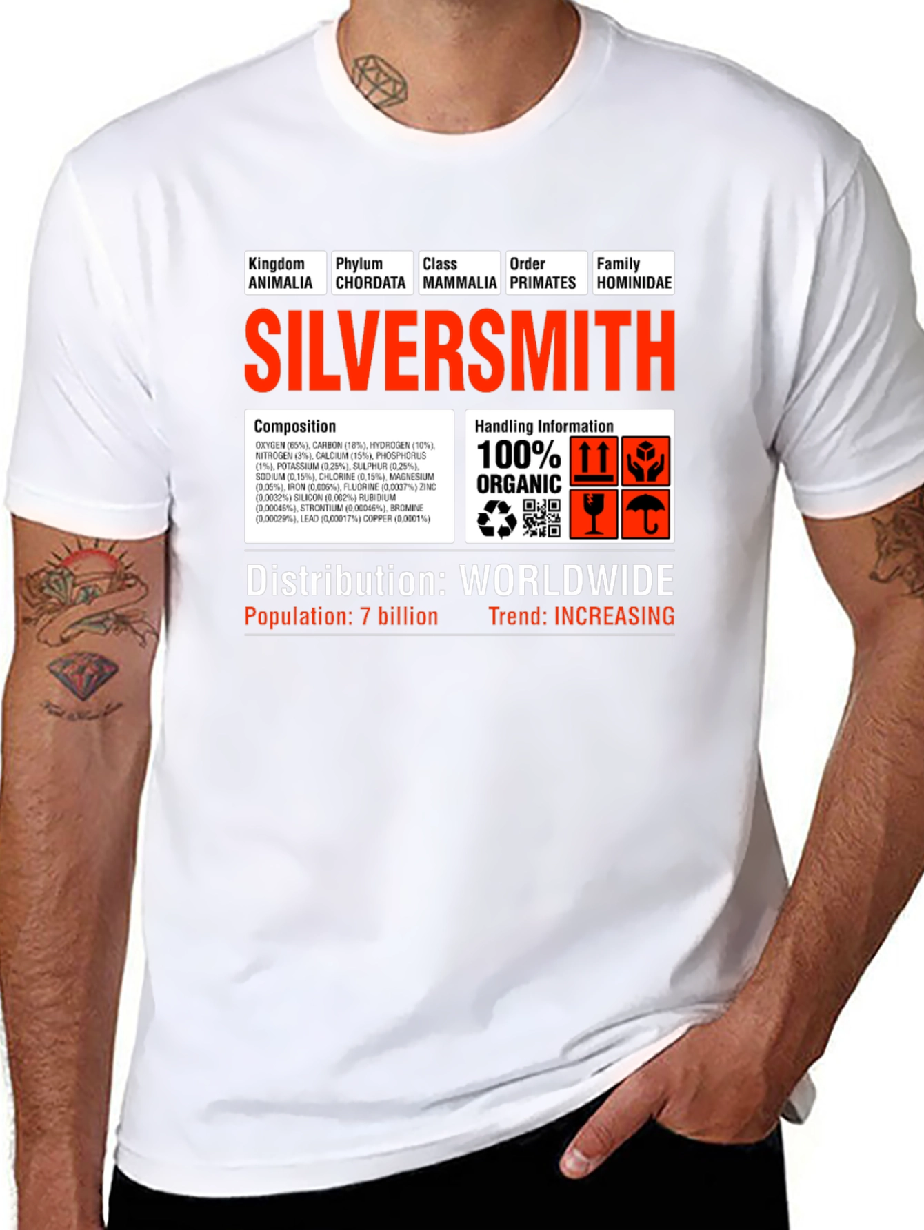 Silversmith: Taxonomical T-Shirt