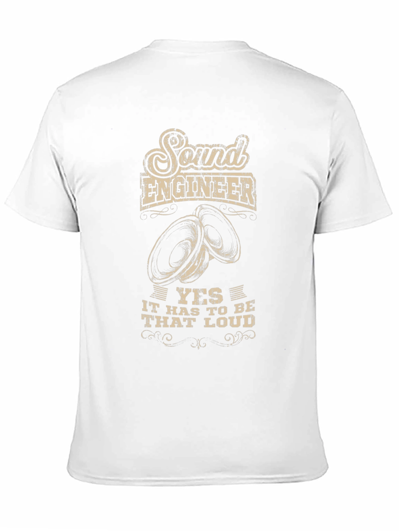 Sound Engineer Loud Speaker Graphic Tee
