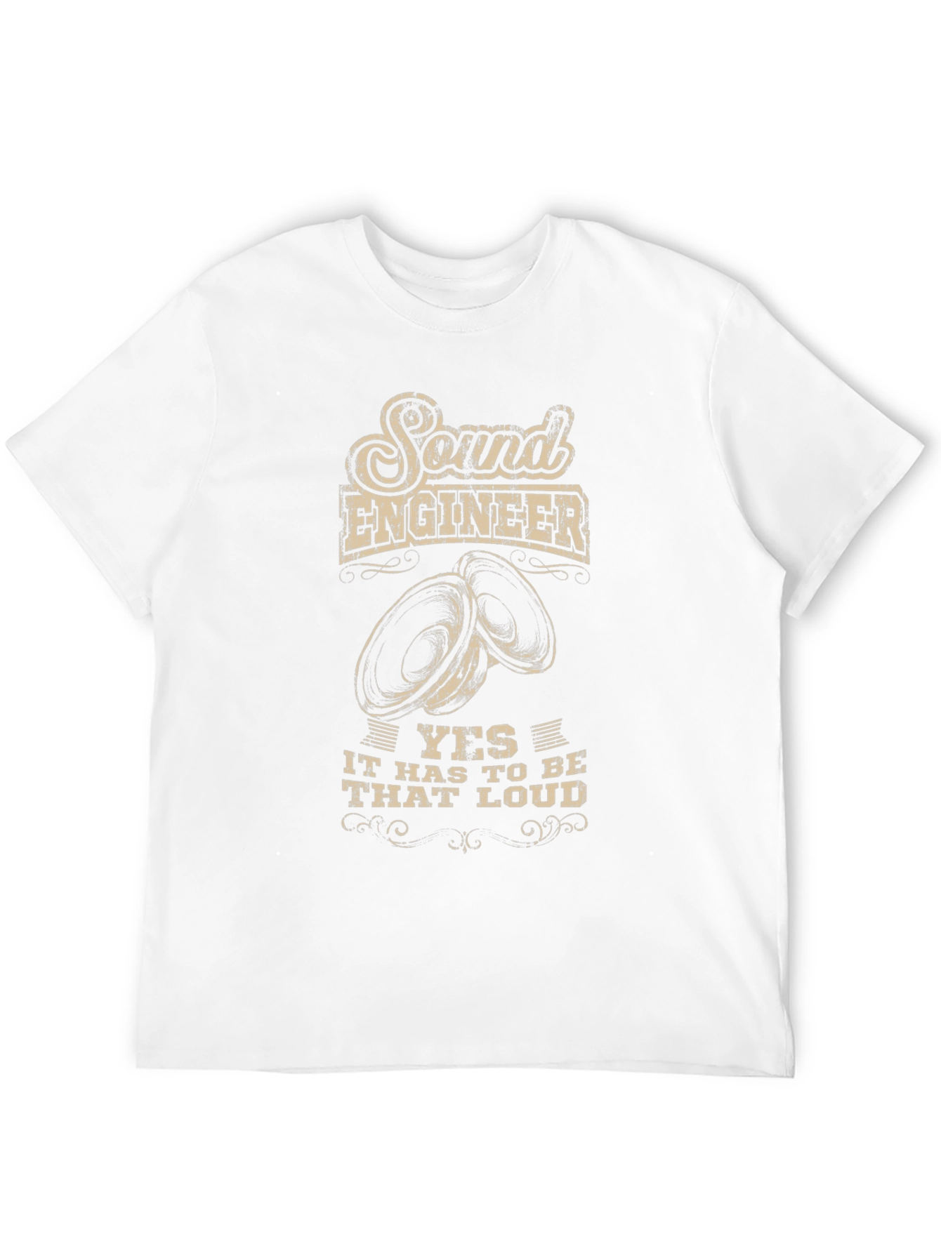 Sound Engineer Loud Speaker Graphic Tee