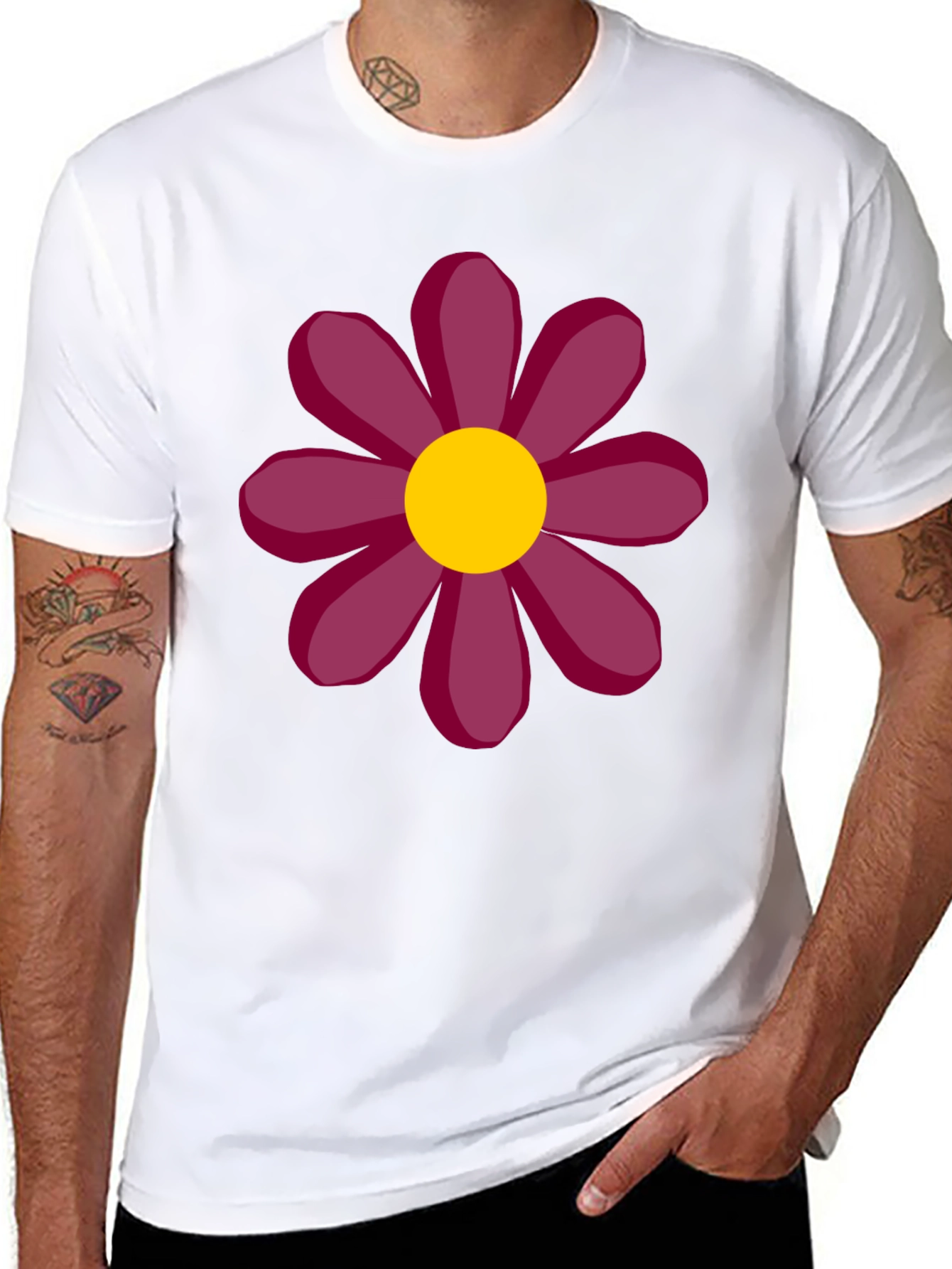 Floral Graphic Tee - Casual Style