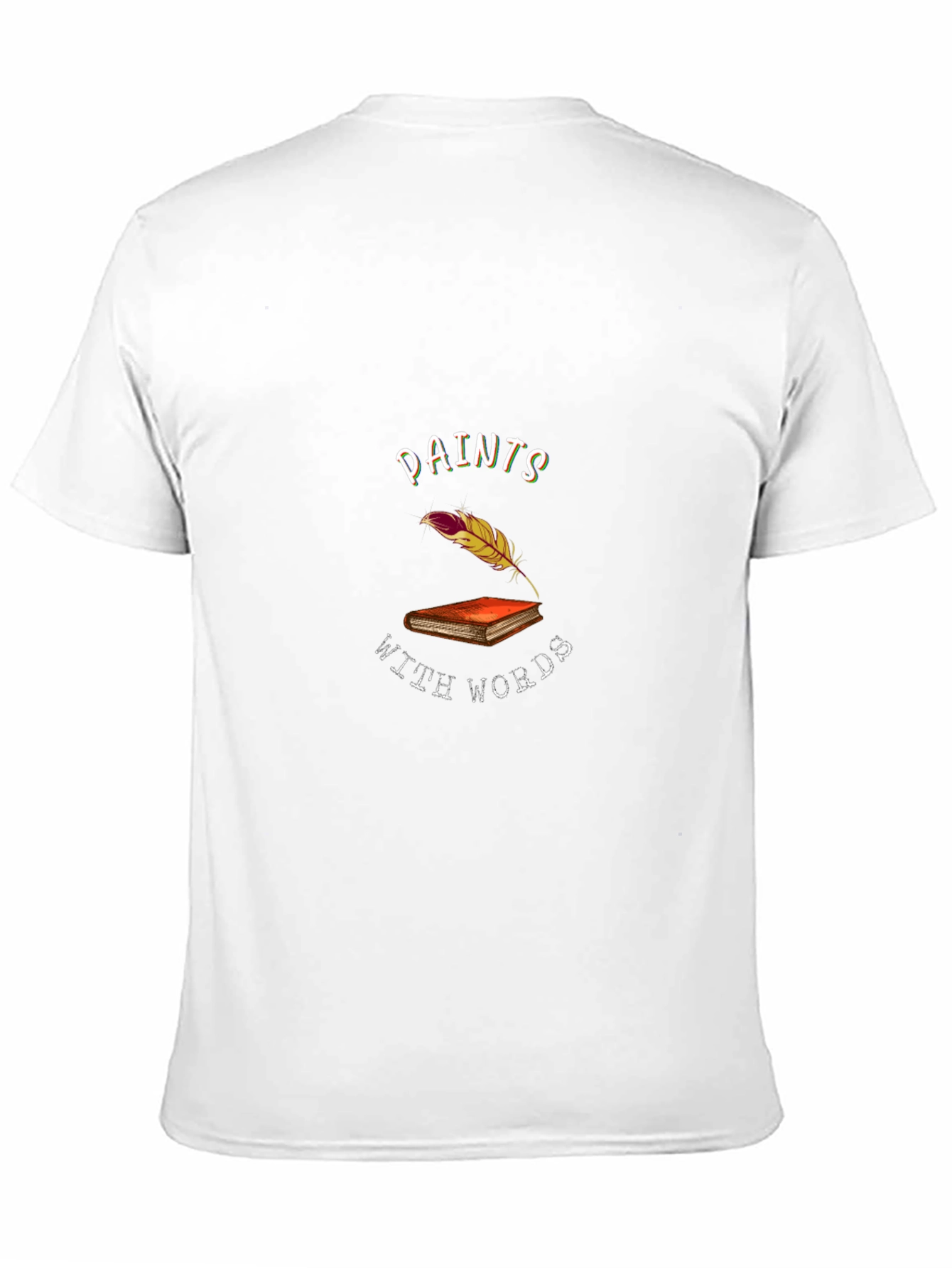 Paints With Words Black T-Shirt