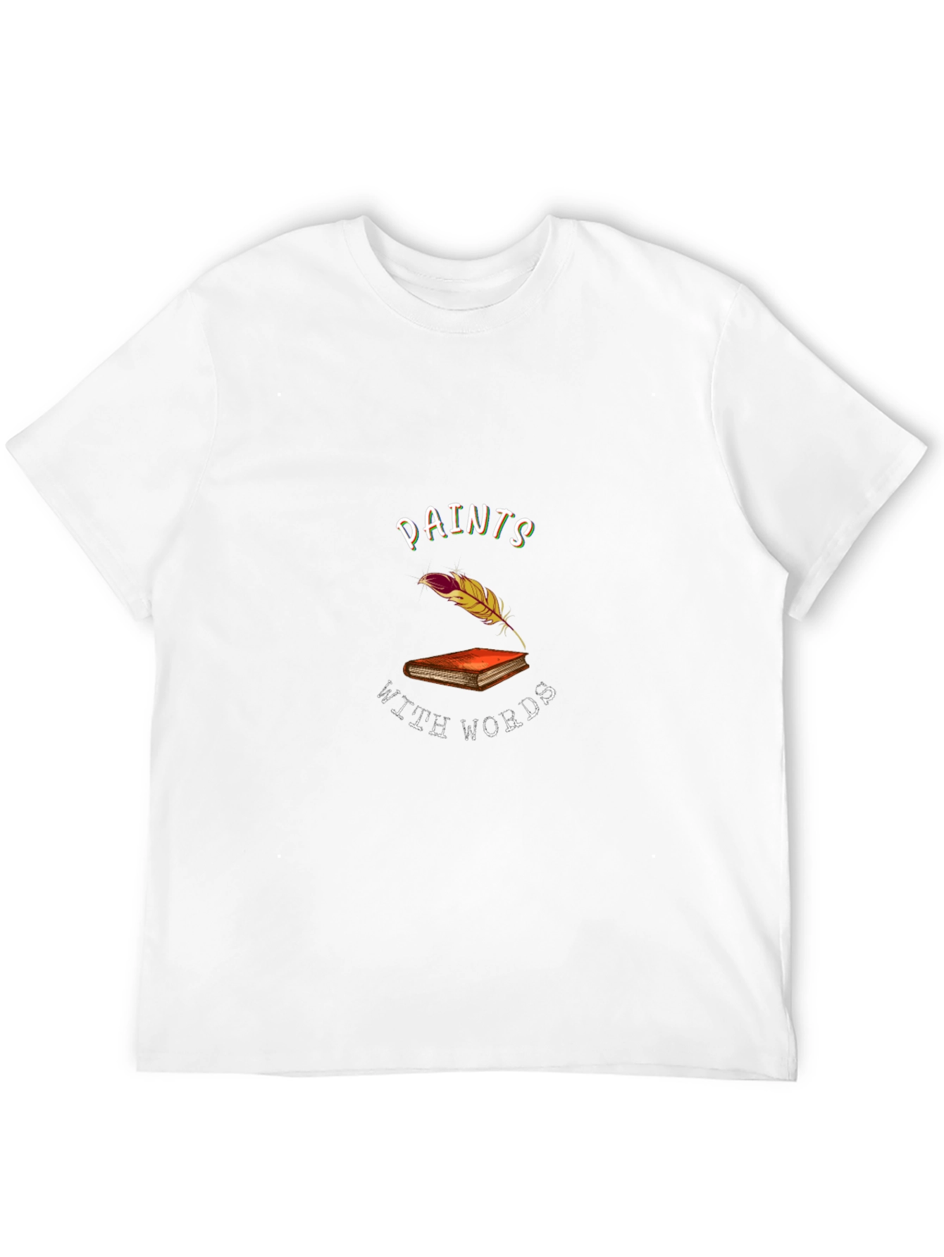 Paints With Words Black T-Shirt