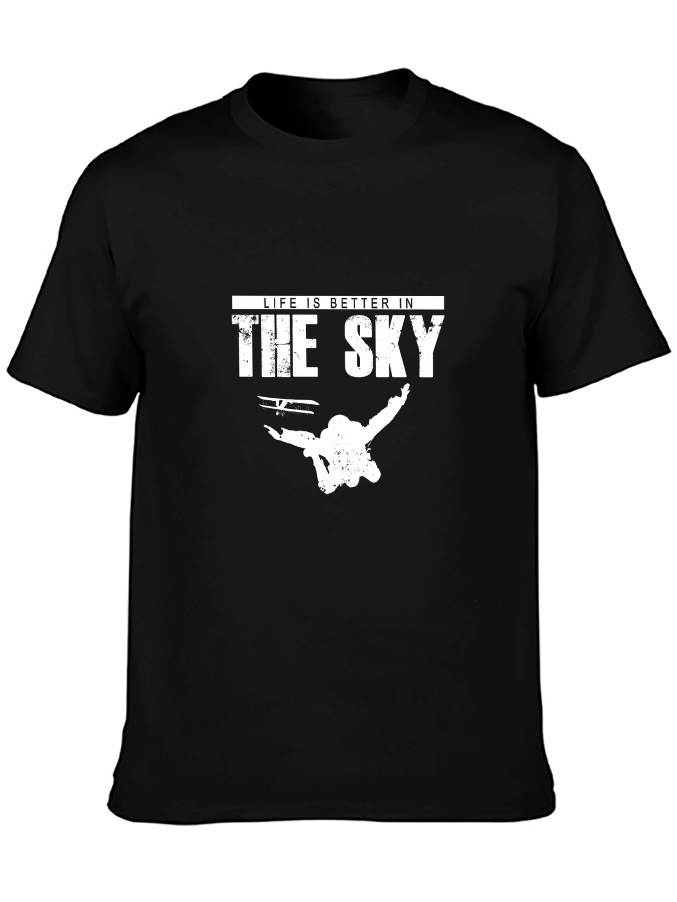 Life is Better in the Sky Black T-Shirt