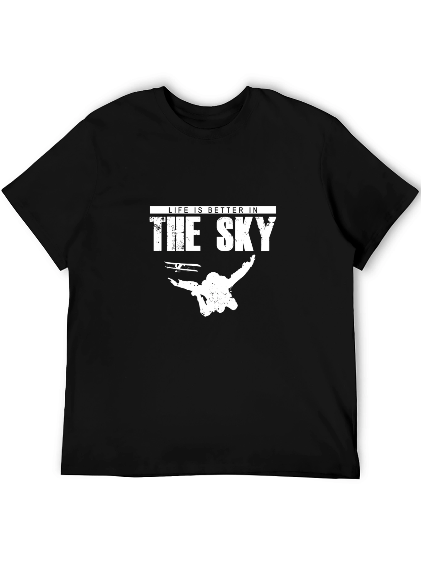Life is Better in the Sky Black T-Shirt