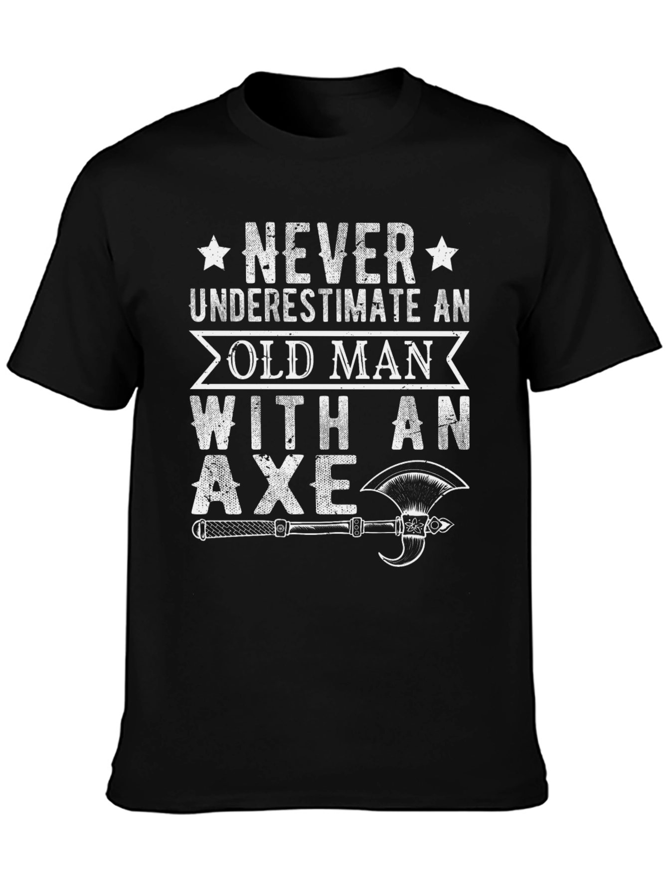 Never Underestimate Old Man T-Shirt