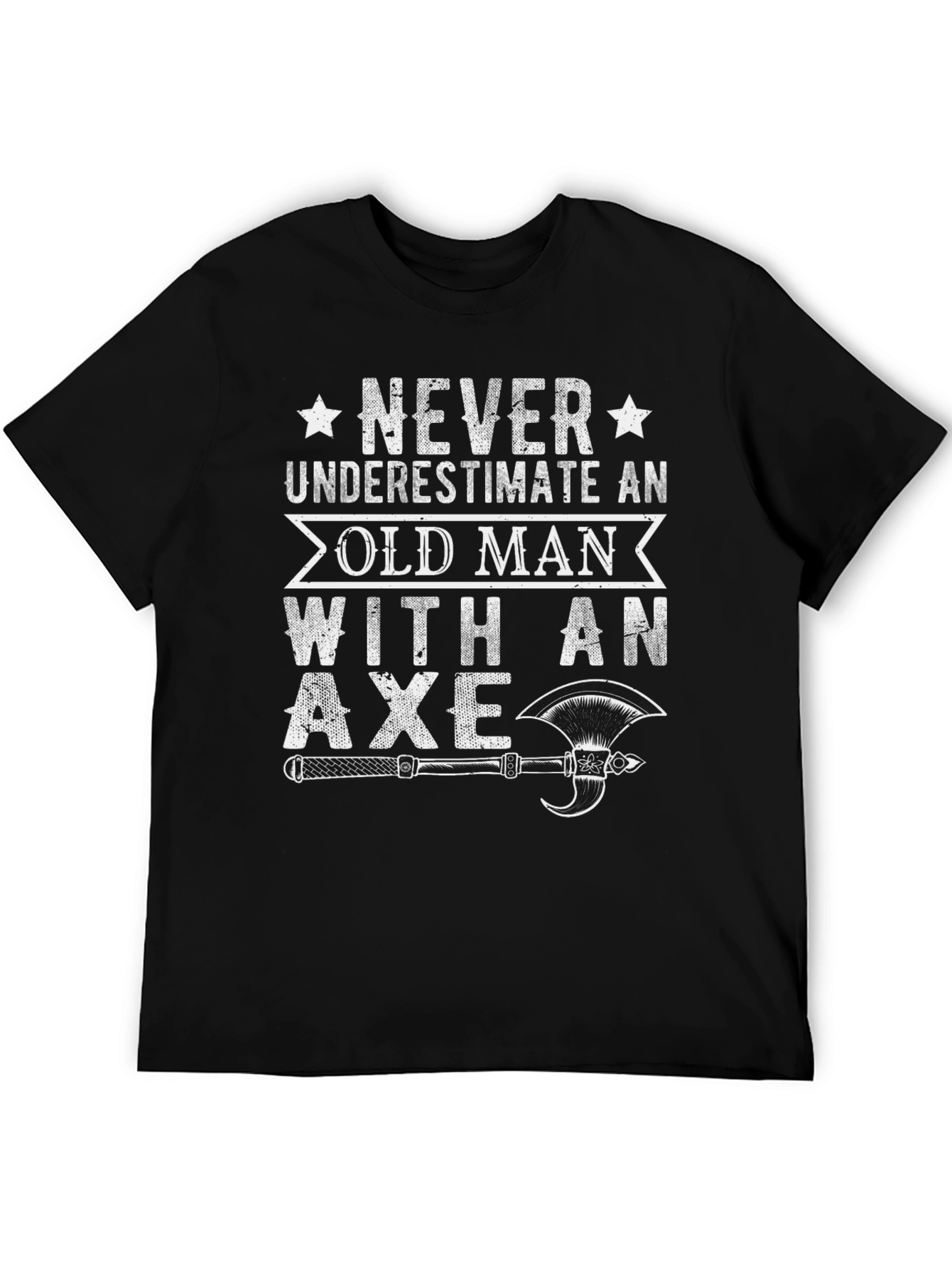 Never Underestimate Old Man T-Shirt