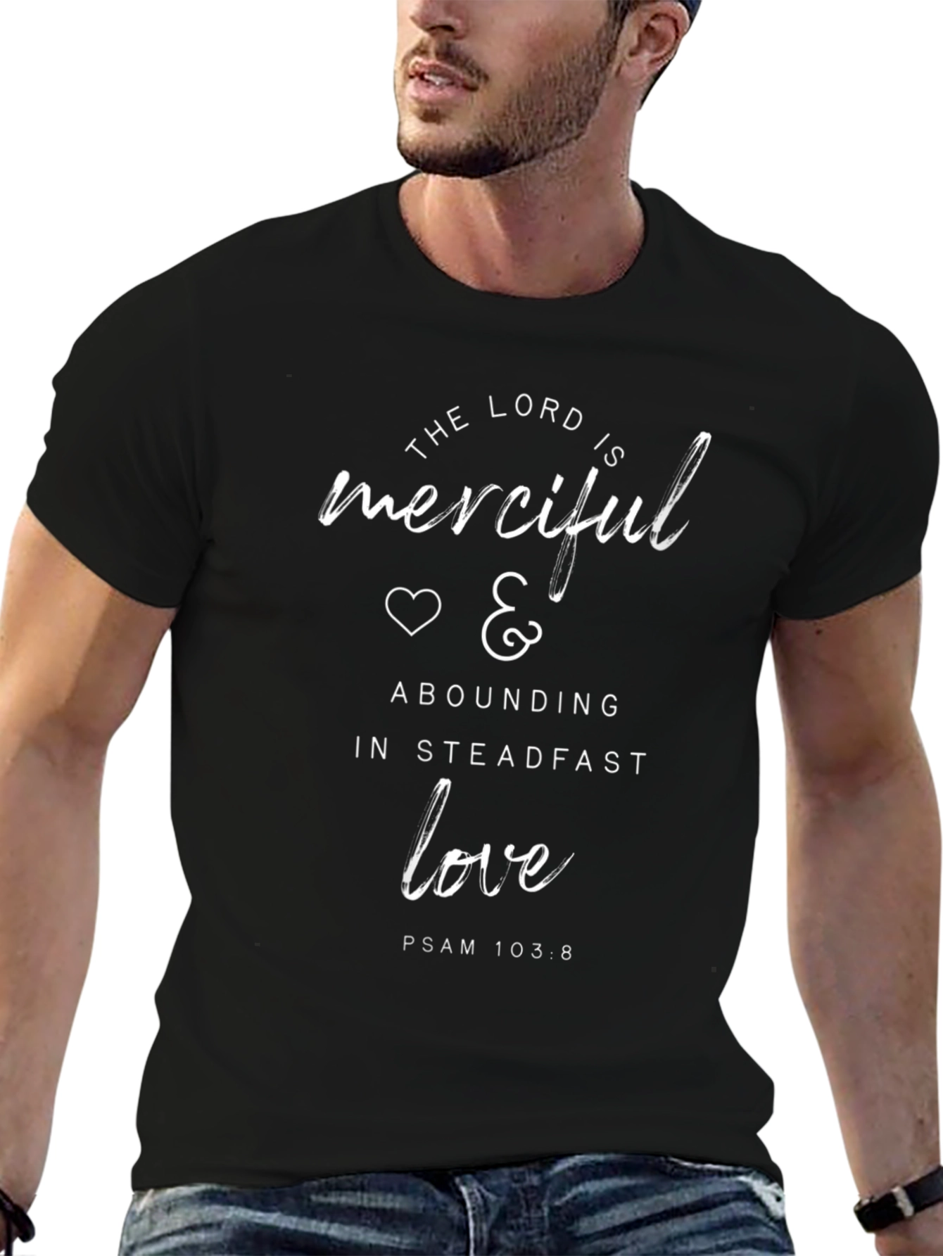 Merciful Love Graphic Tee - Religious T-Shirt