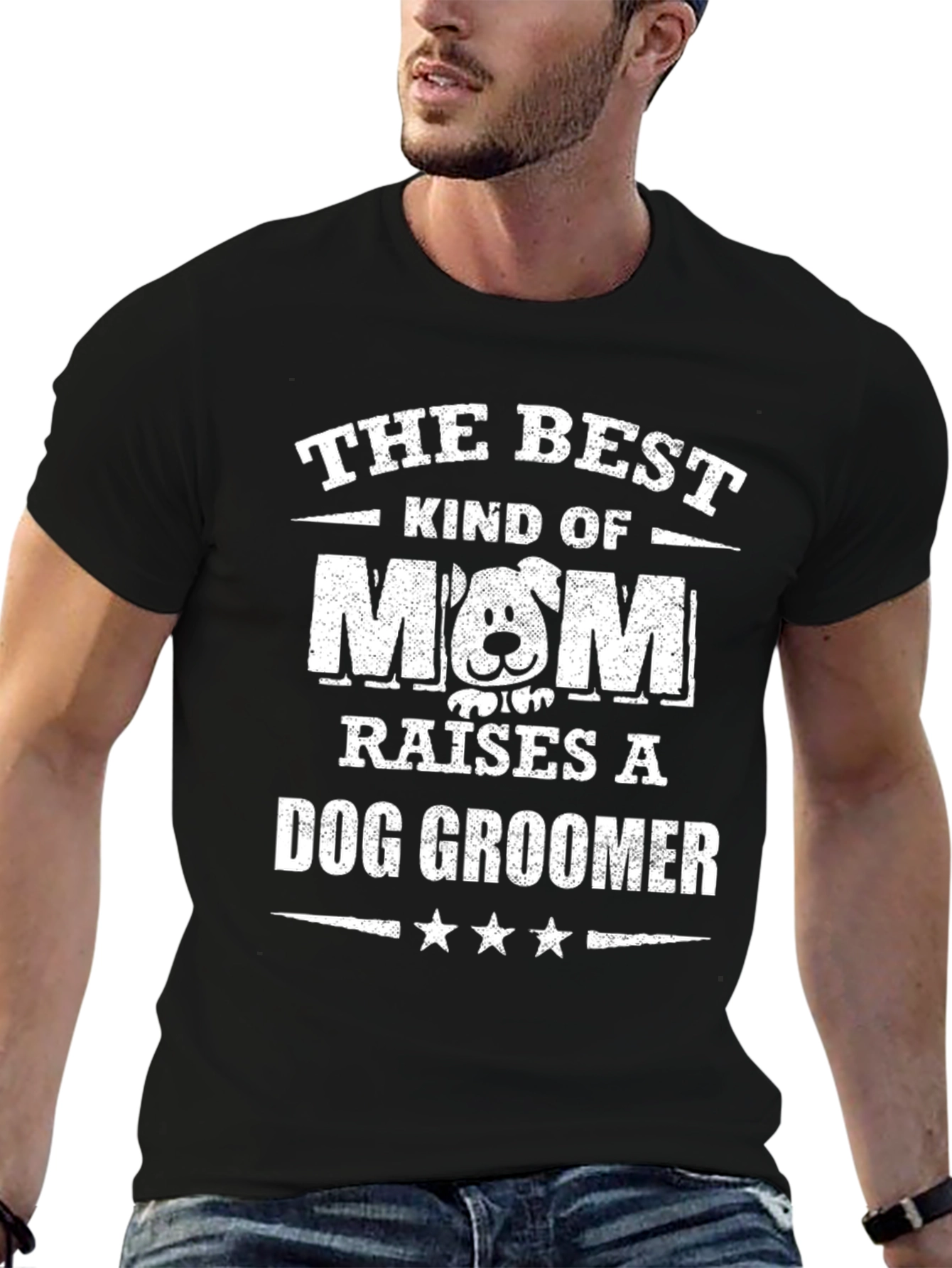 Best Dog Groomer Mom T-Shirt Animal Lover Tee