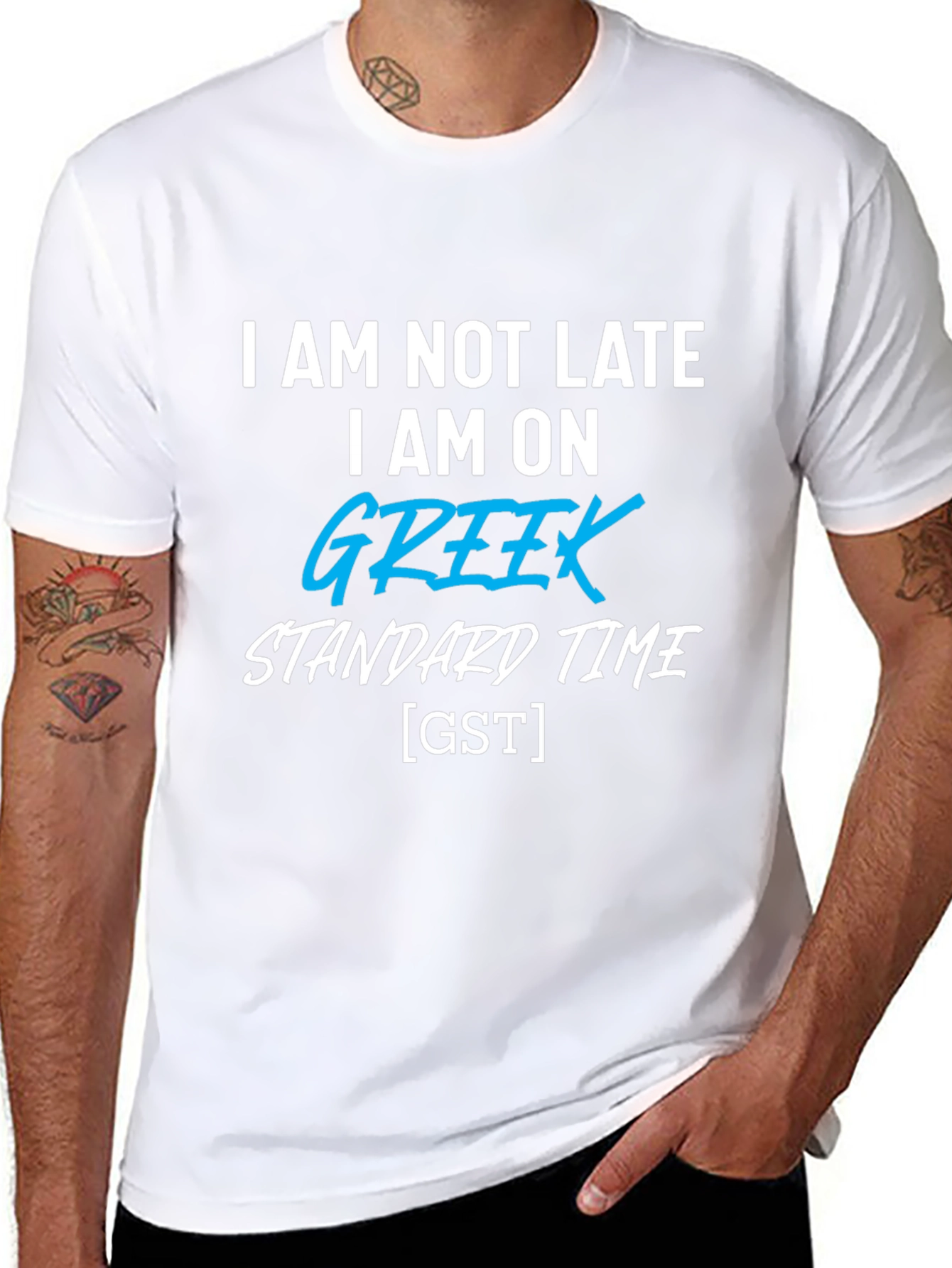 Greek Standard Time T-Shirt Funny Novelty Tee