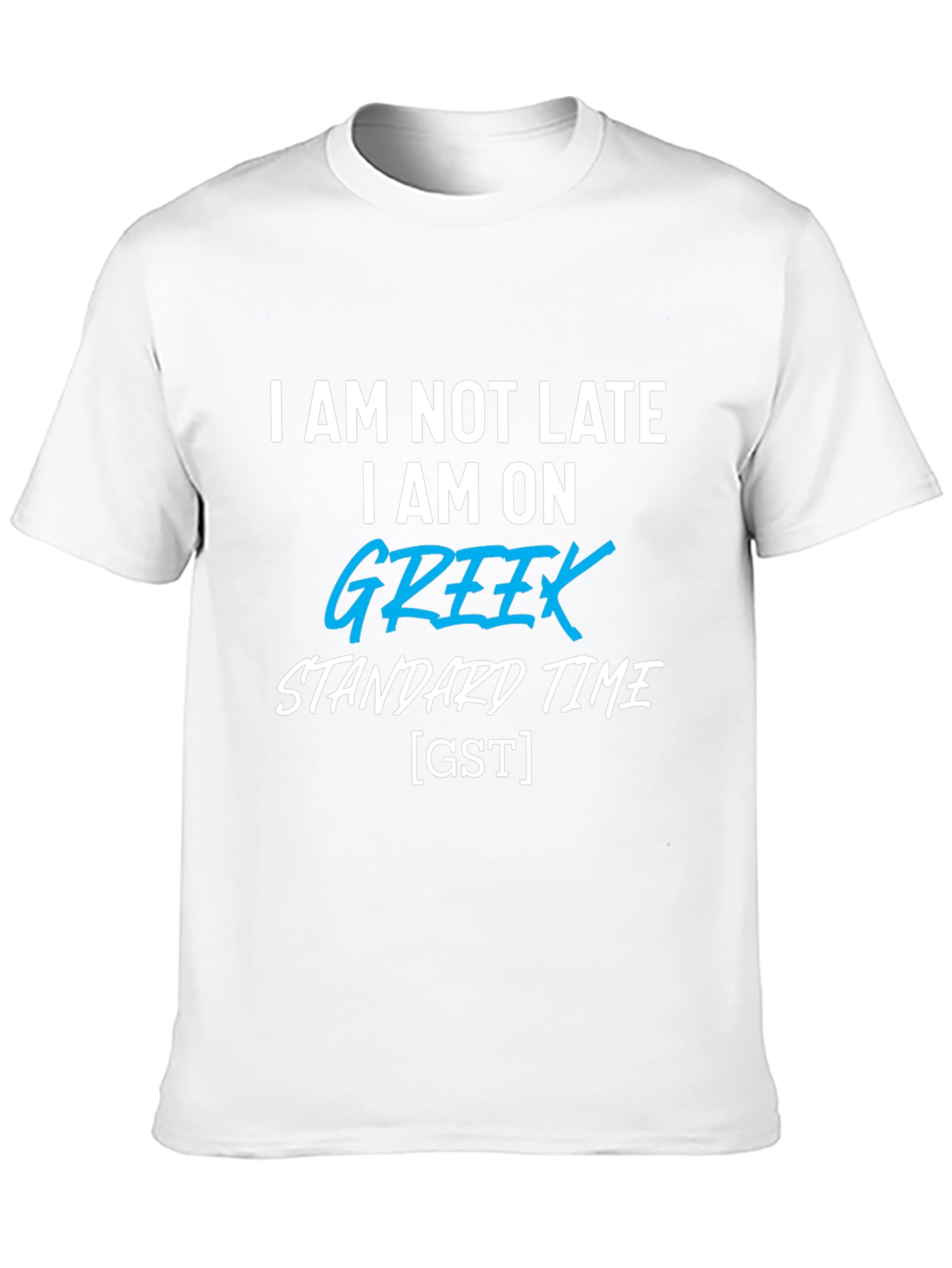 Greek Standard Time T-Shirt Funny Novelty Tee