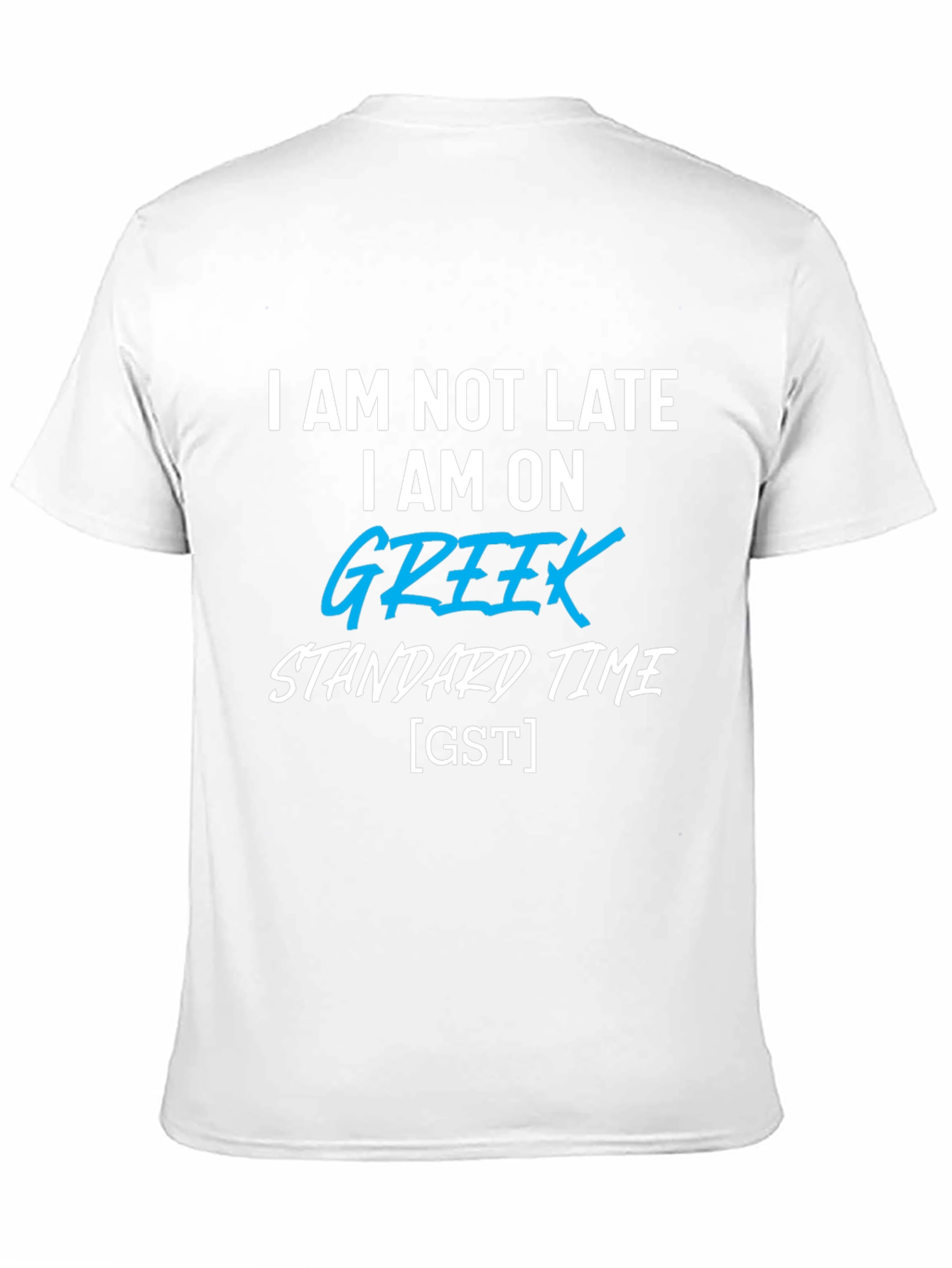 Greek Standard Time T-Shirt Funny Novelty Tee