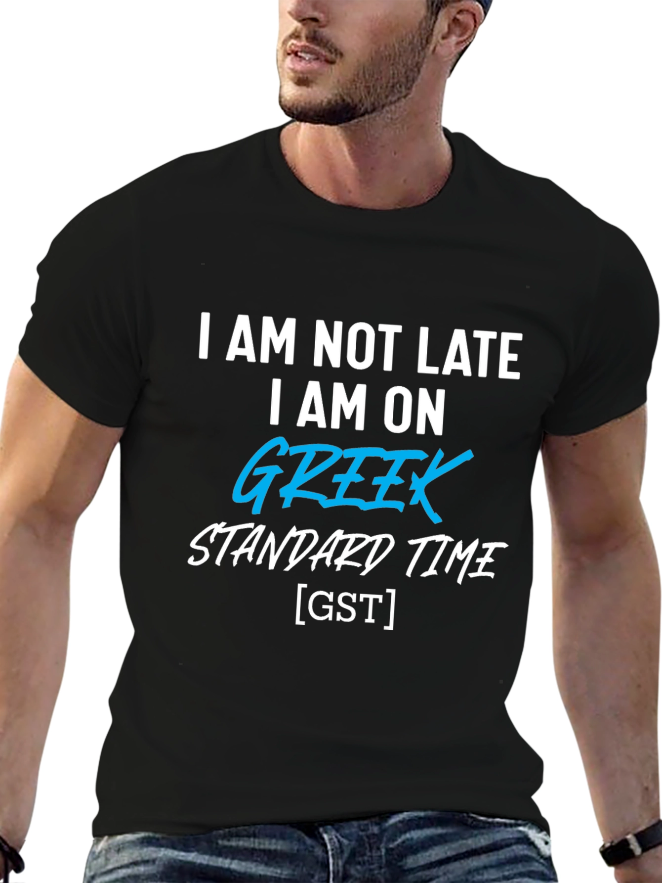 Greek Standard Time T-Shirt Funny Novelty Tee