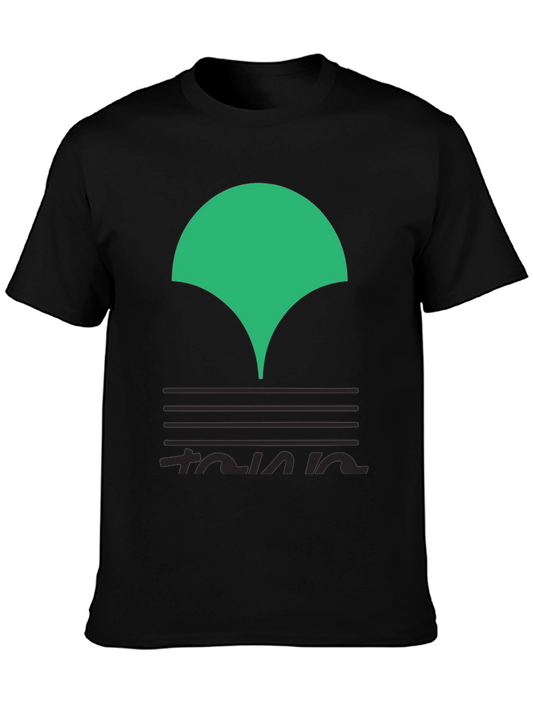 Abstract Graphic Black T-Shirt - Modern Style