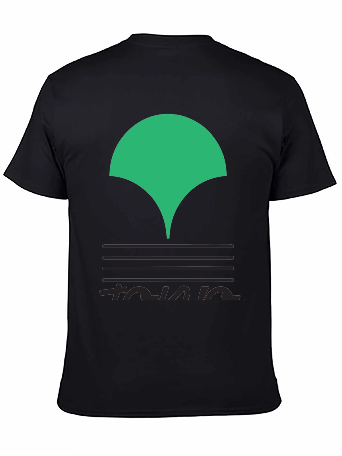 Abstract Graphic Black T-Shirt - Modern Style