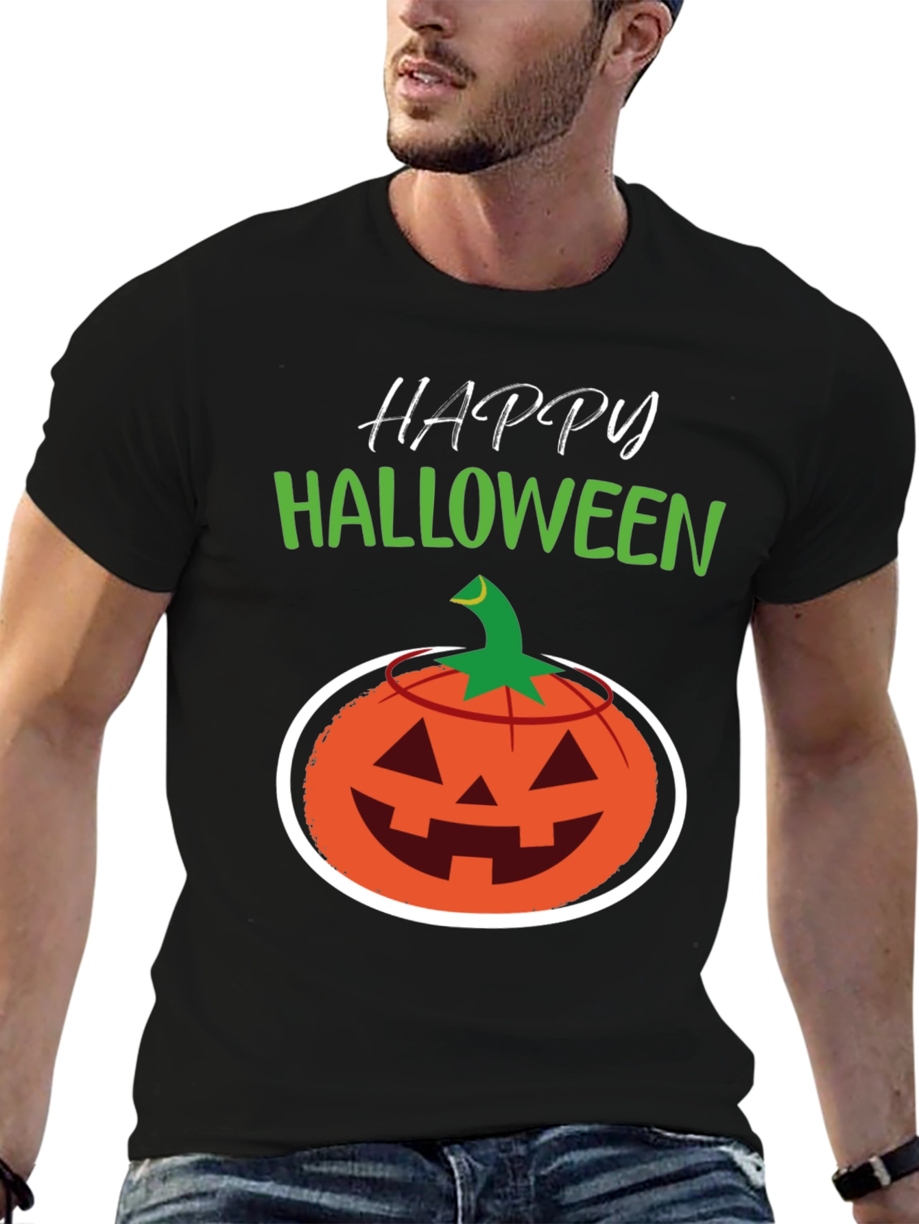 Happy Halloween Pumpkin Graphic Tee