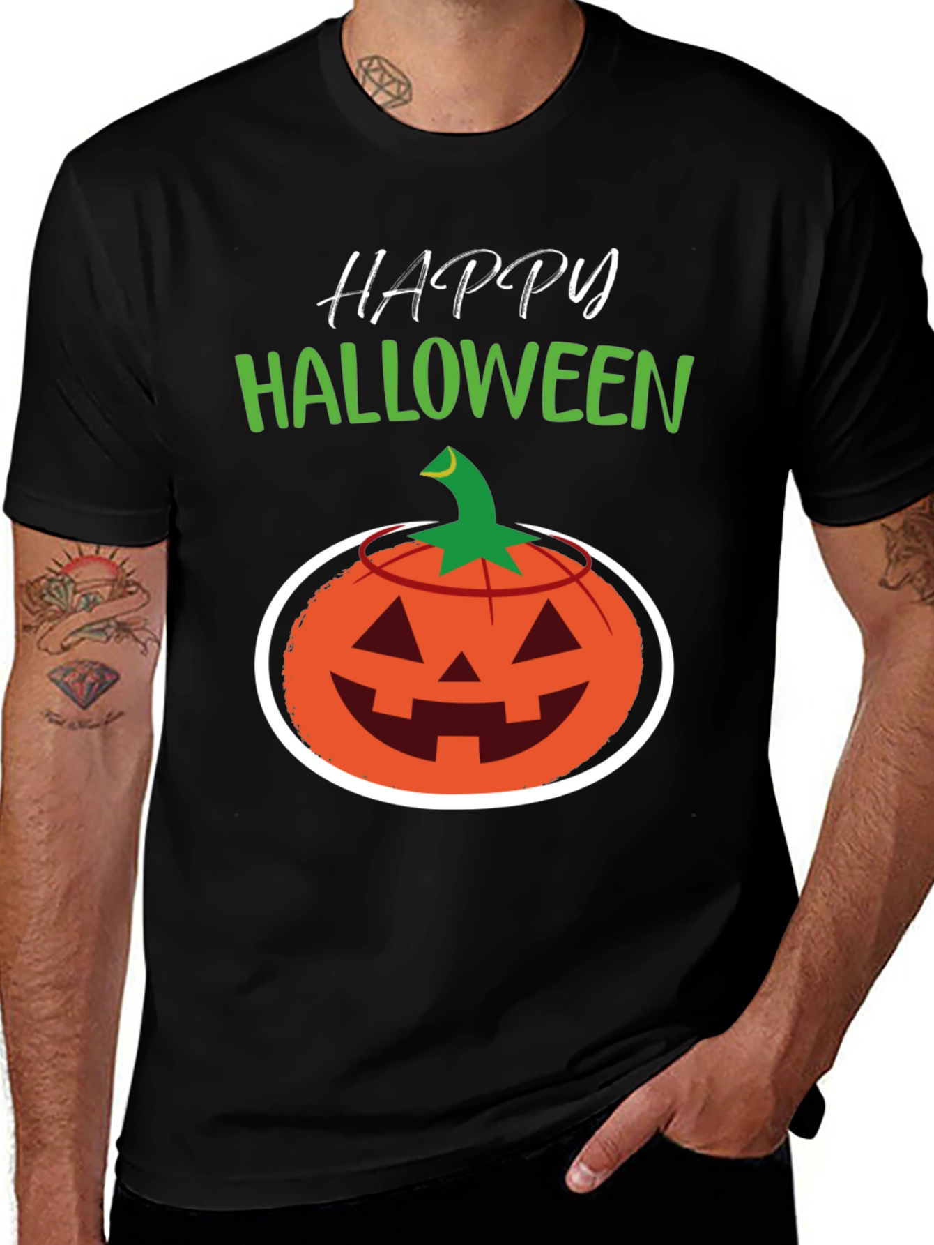 Happy Halloween Pumpkin Graphic Tee