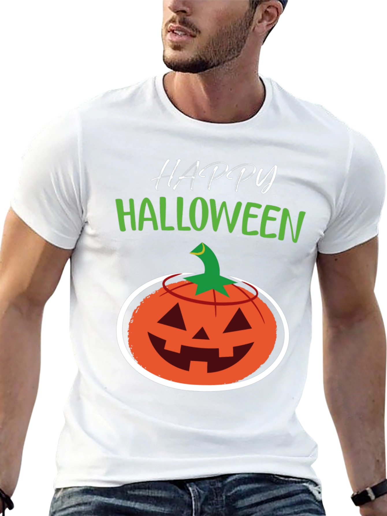 Happy Halloween Pumpkin Graphic Tee