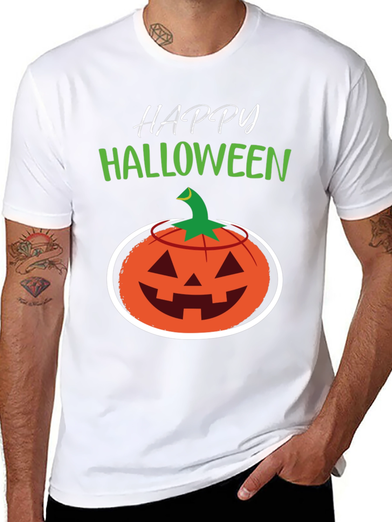 Happy Halloween Pumpkin Graphic Tee