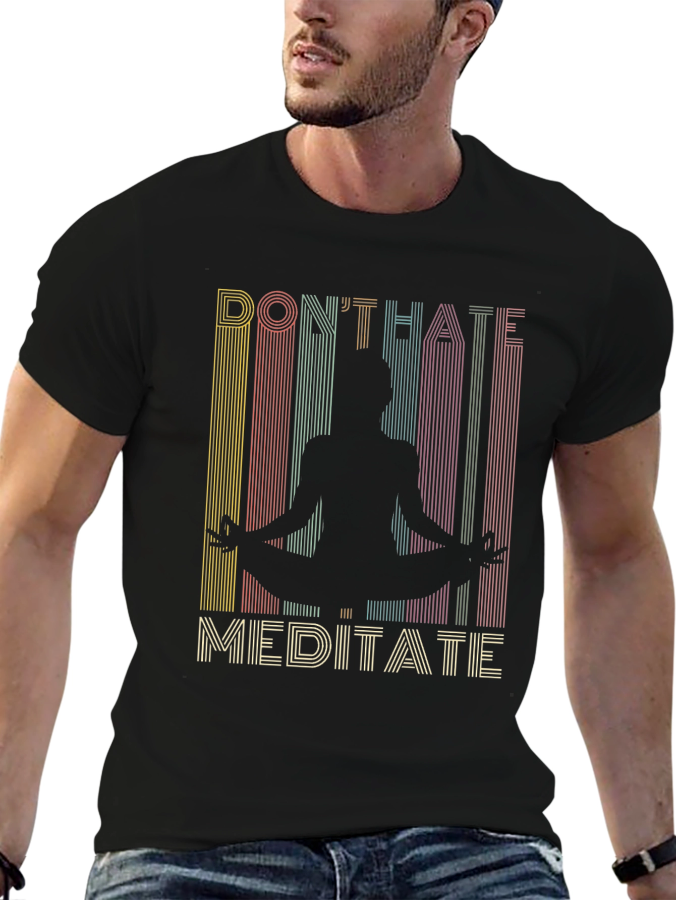 Dont Hate Meditate Graphic Tee