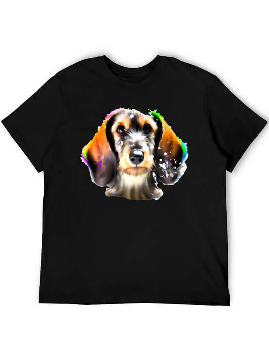 Dog Art Black T-Shirt