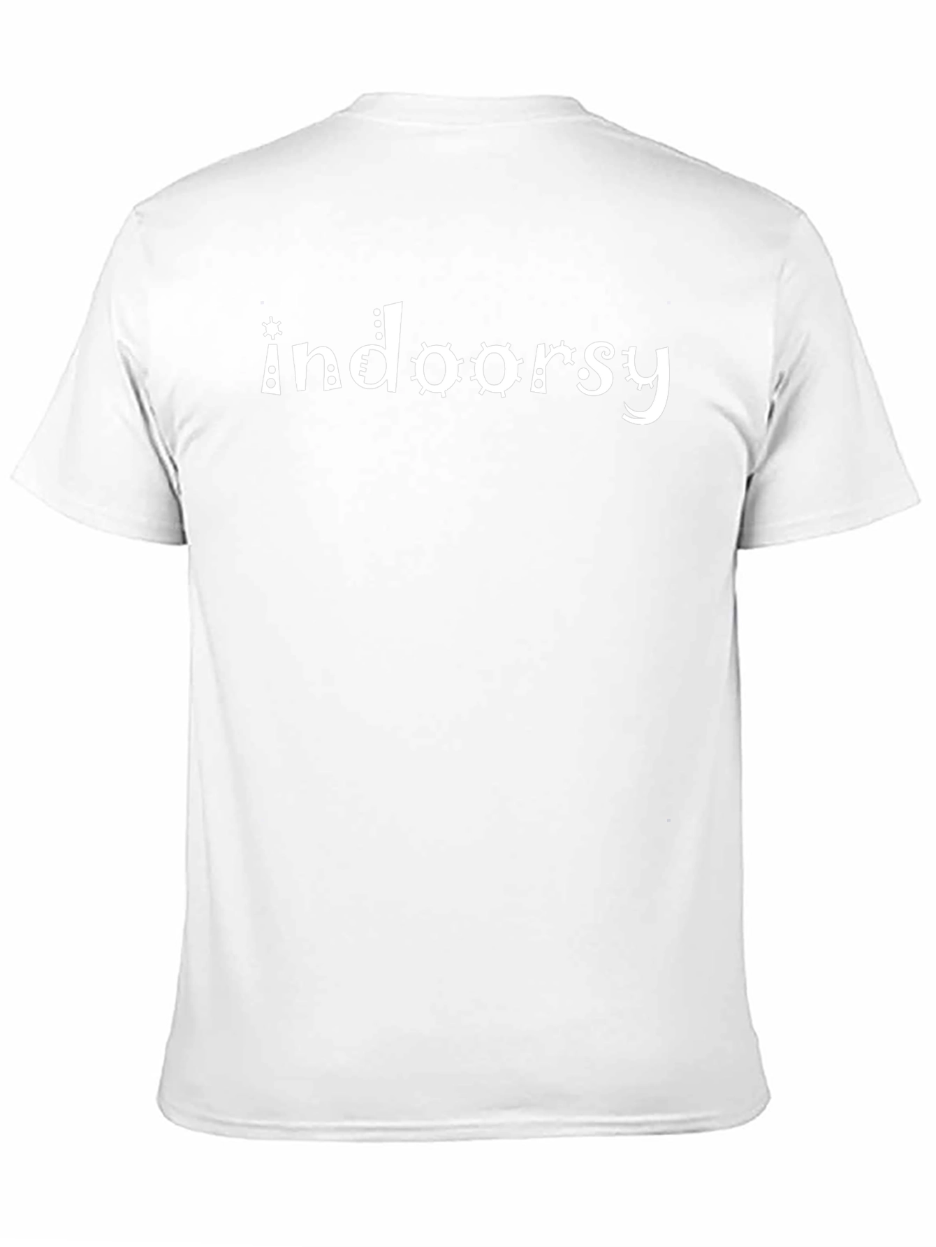 Indoorsy Graphic Tee - Black Casual T-Shirt
