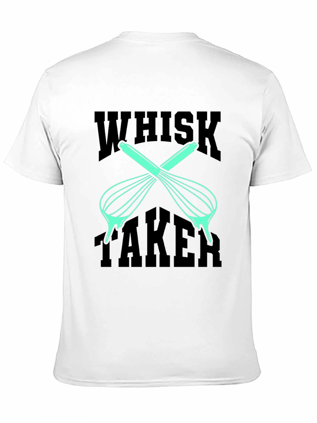 Whisk Taker Graphic Tee - Unisex Black T-Shirt