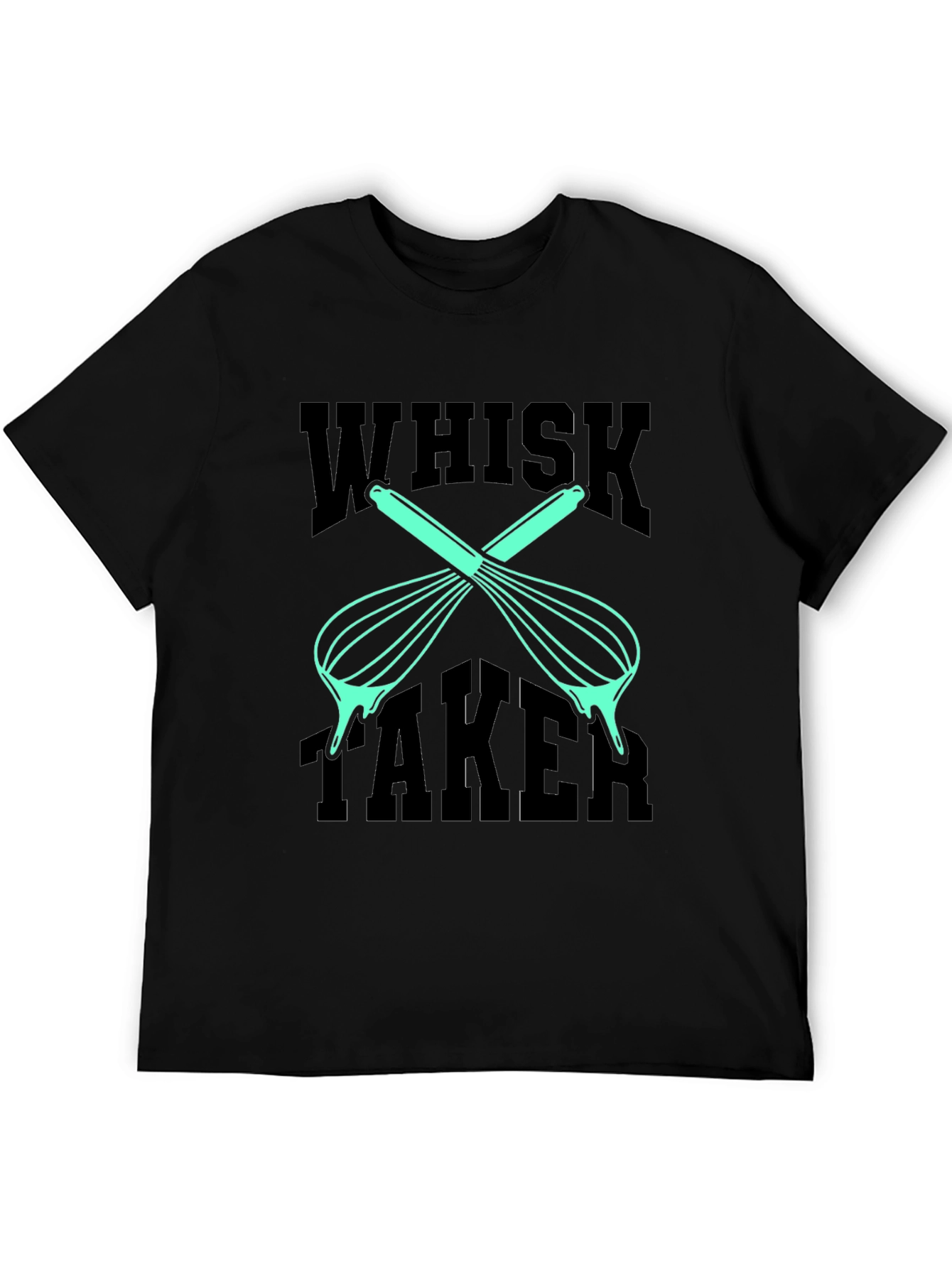 Whisk Taker Graphic Tee - Unisex Black T-Shirt