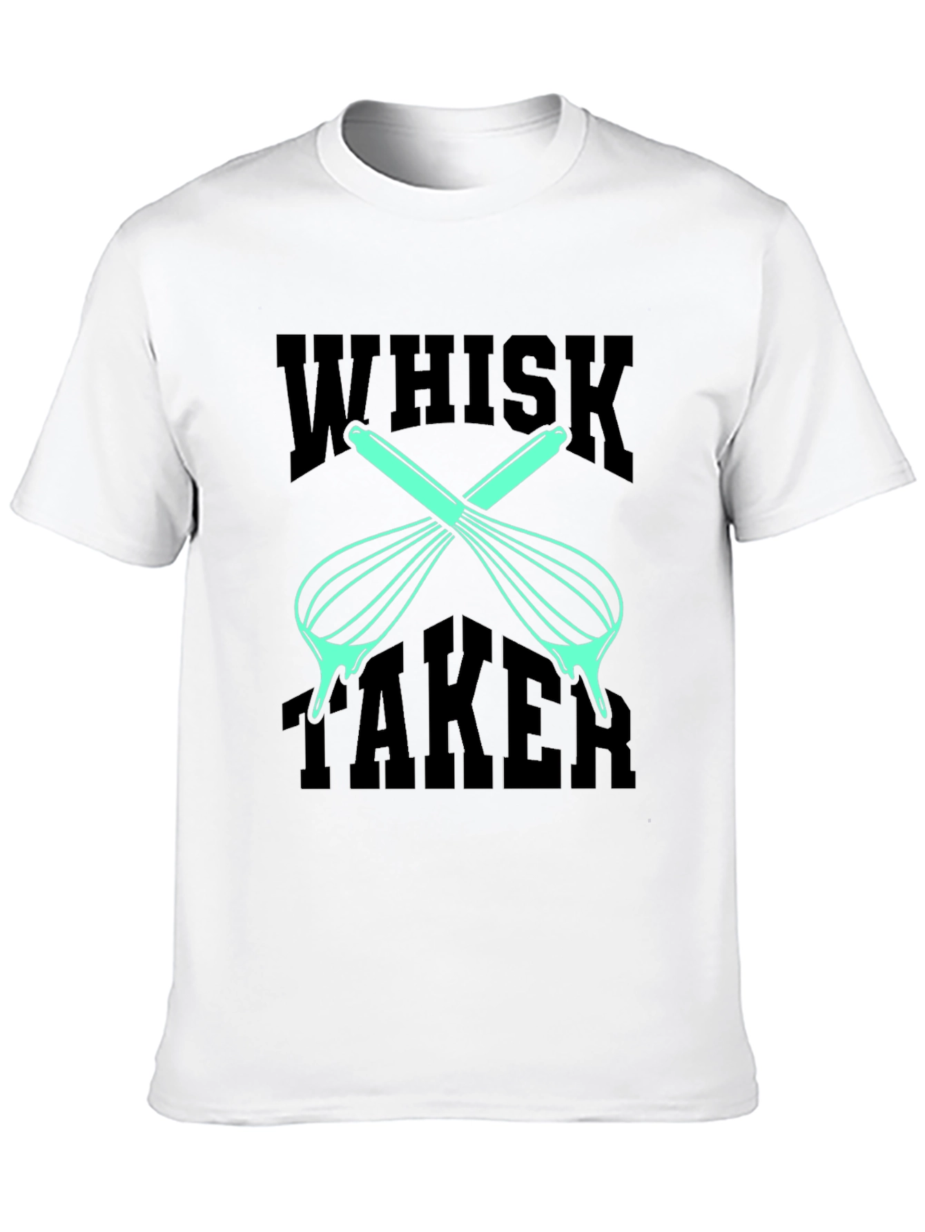 Whisk Taker Graphic Tee - Unisex Black T-Shirt