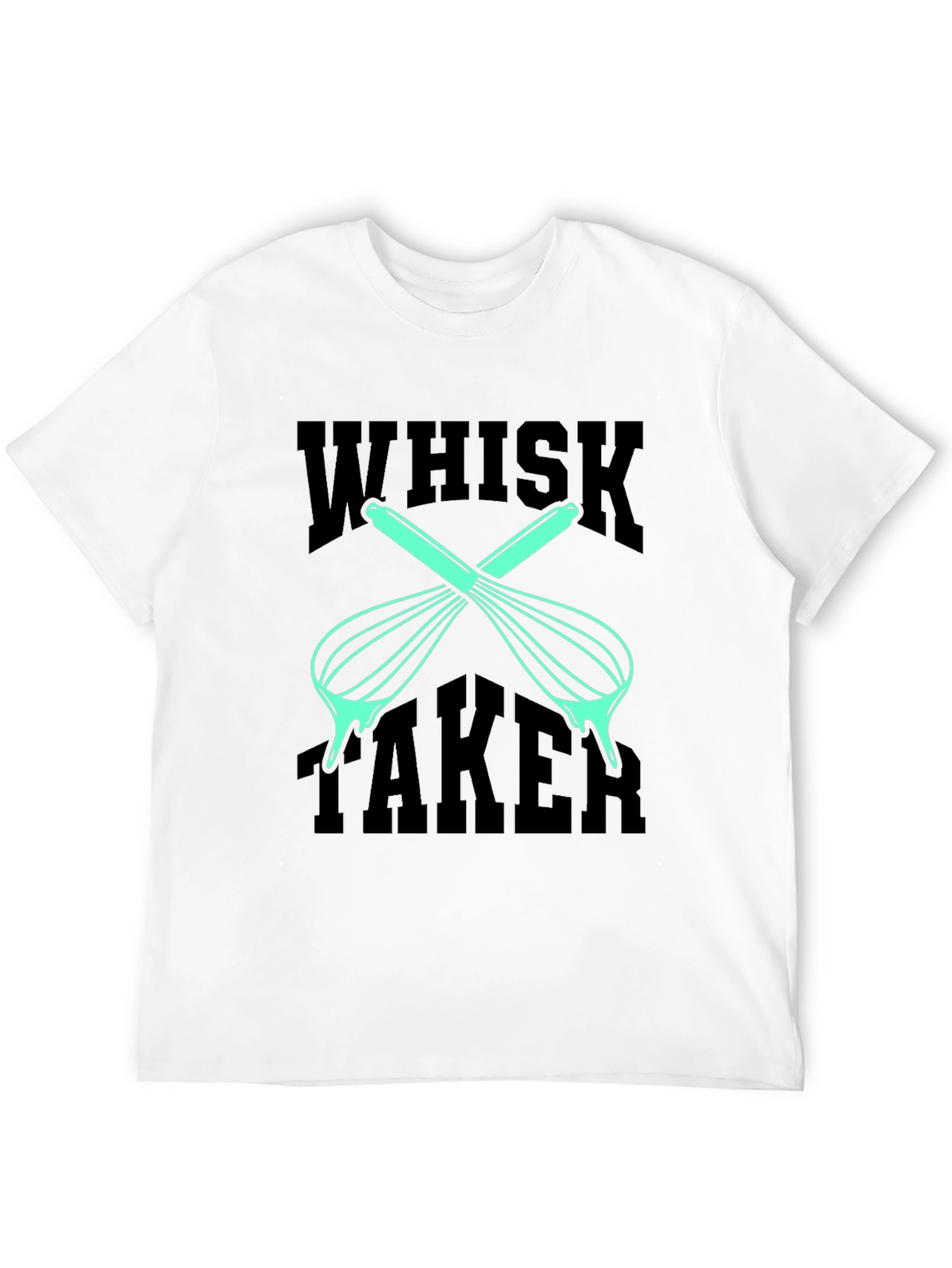 Whisk Taker Graphic Tee - Unisex Black T-Shirt