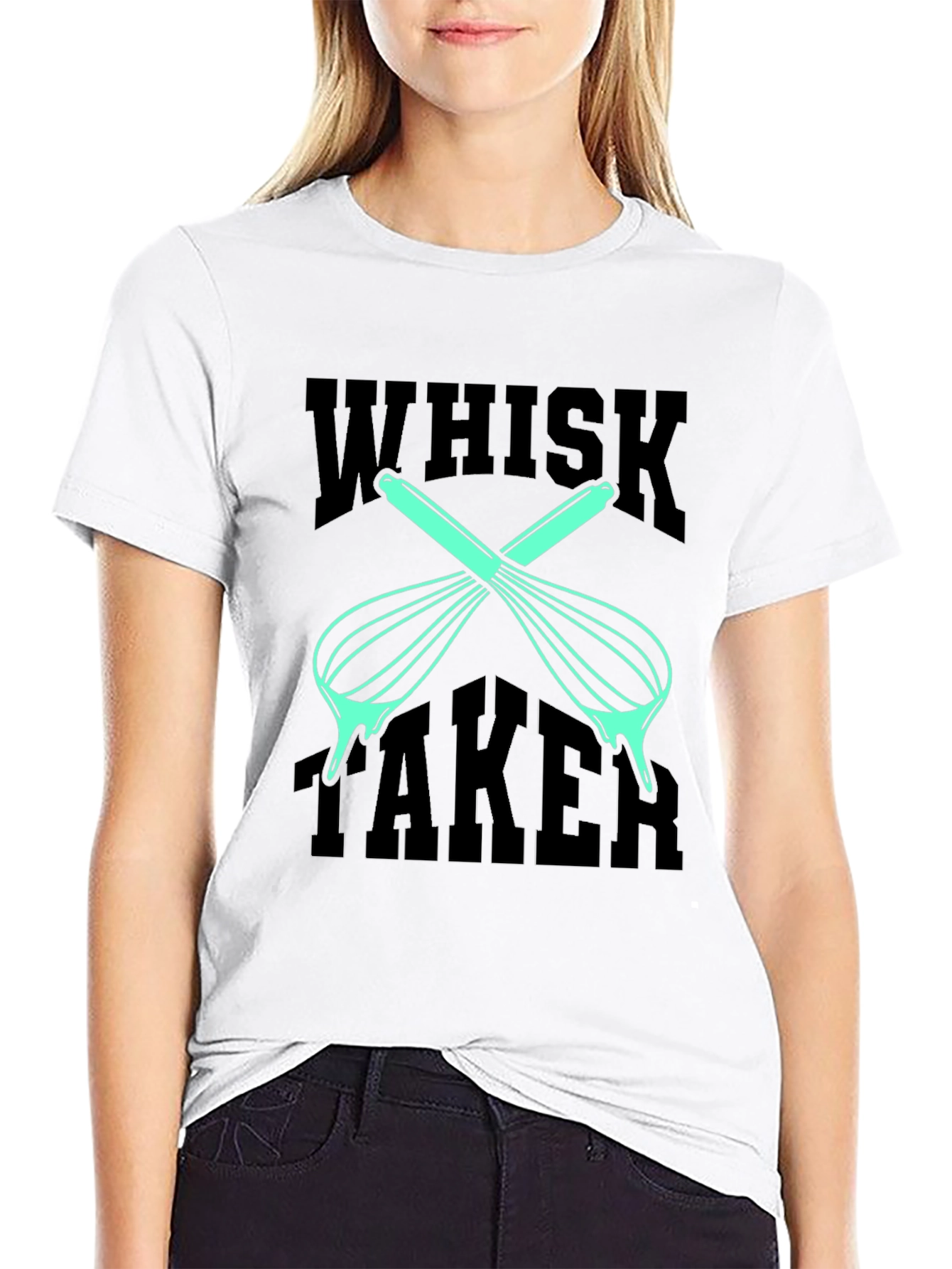Whisk Taker Graphic Tee - Unisex Black T-Shirt